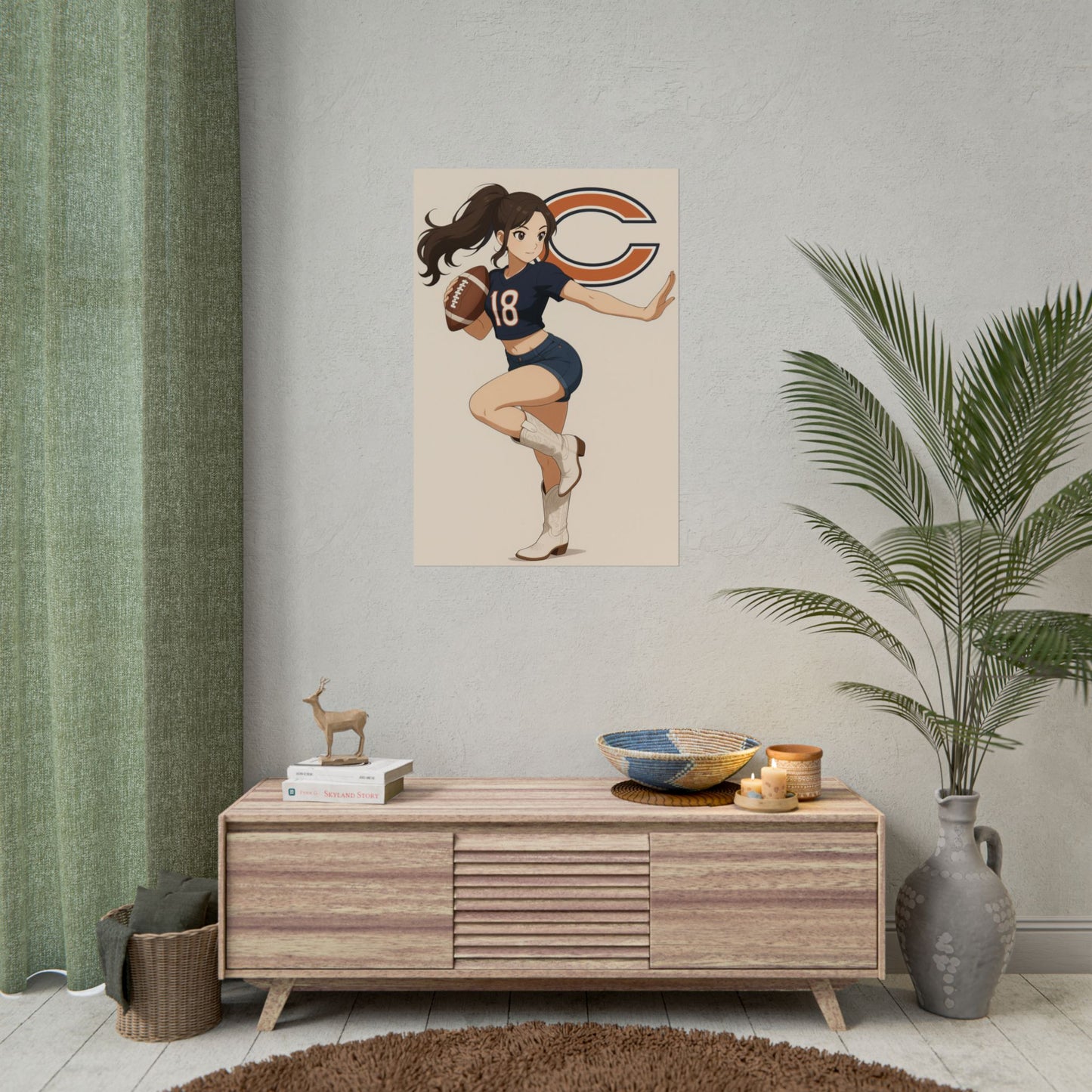 Loco Fits Anime Girls 'Bears Girl 6' Poster