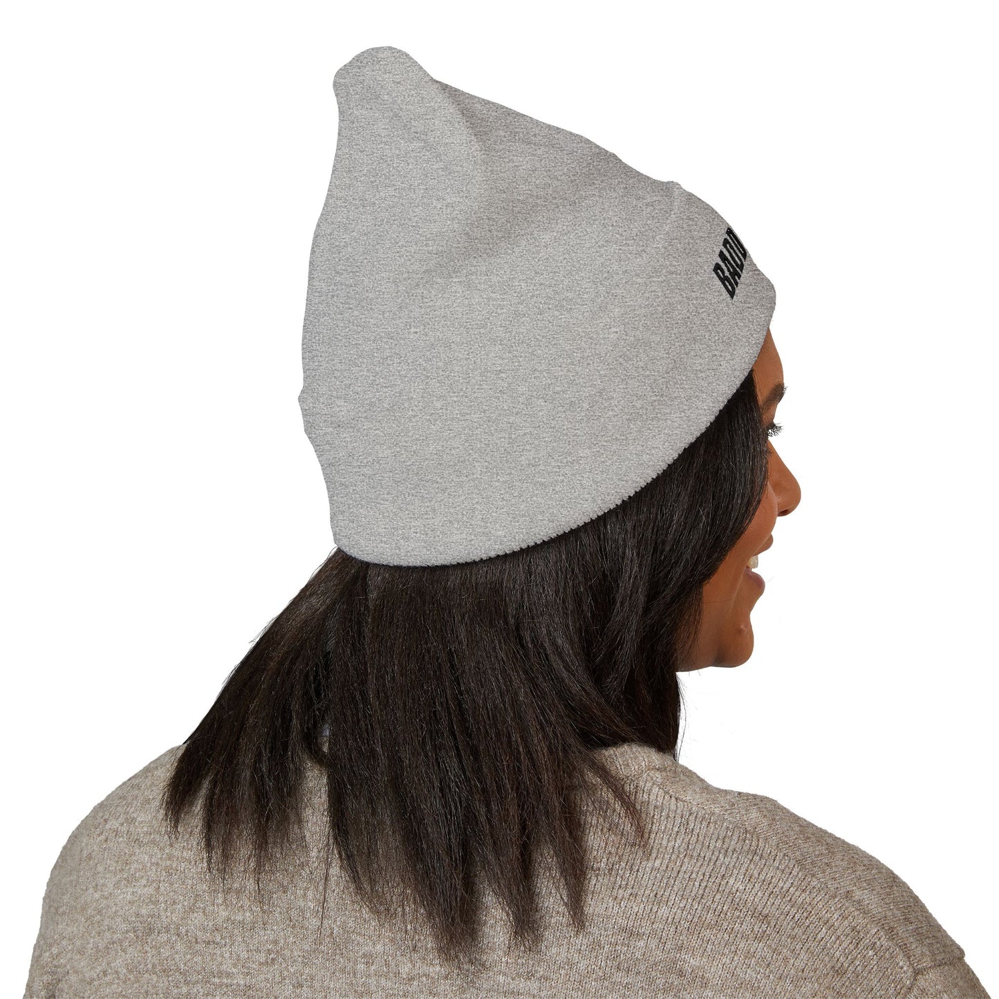 "Baddie Street" Basic Text Cuffed Beanie