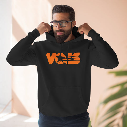 'Vols' Three-Panel Fleece Hoodie