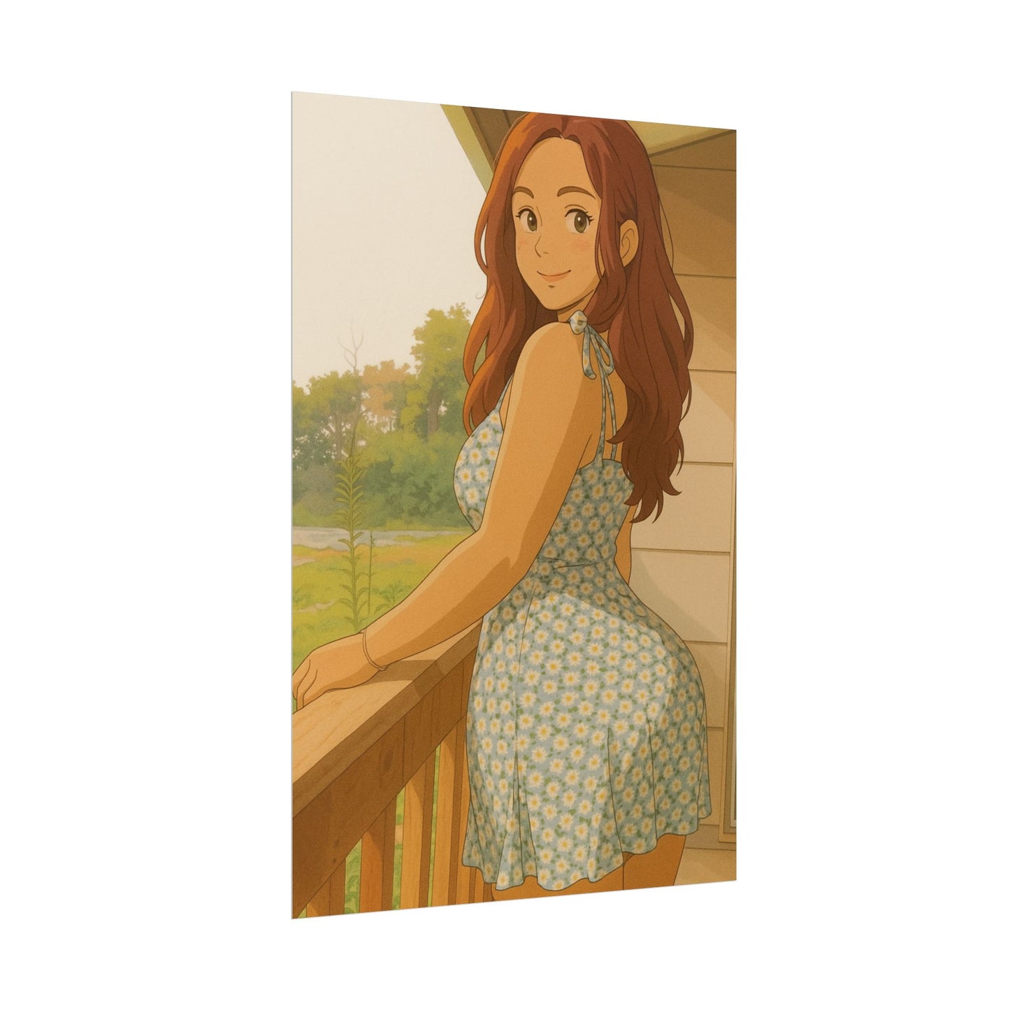 Loco Fits Anime Girls 'Summer Morning' Poster