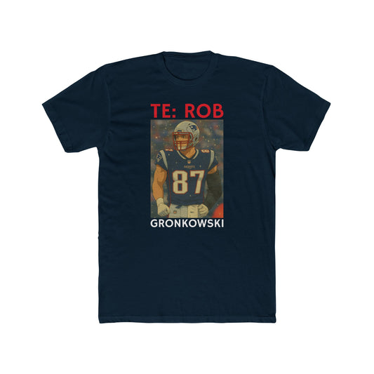 Anime Football 'TE: Rob Gronkowski' Cotton Crew Tee