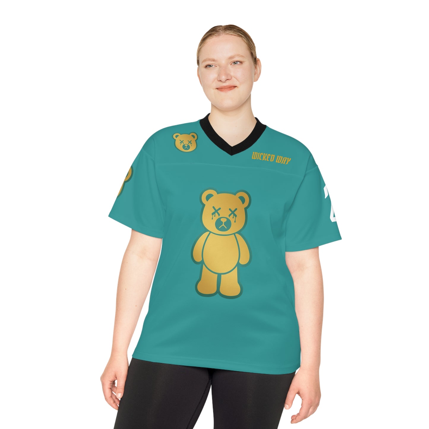 "Wicked Way" #23 Oluokun Deady Bears Football Jersey