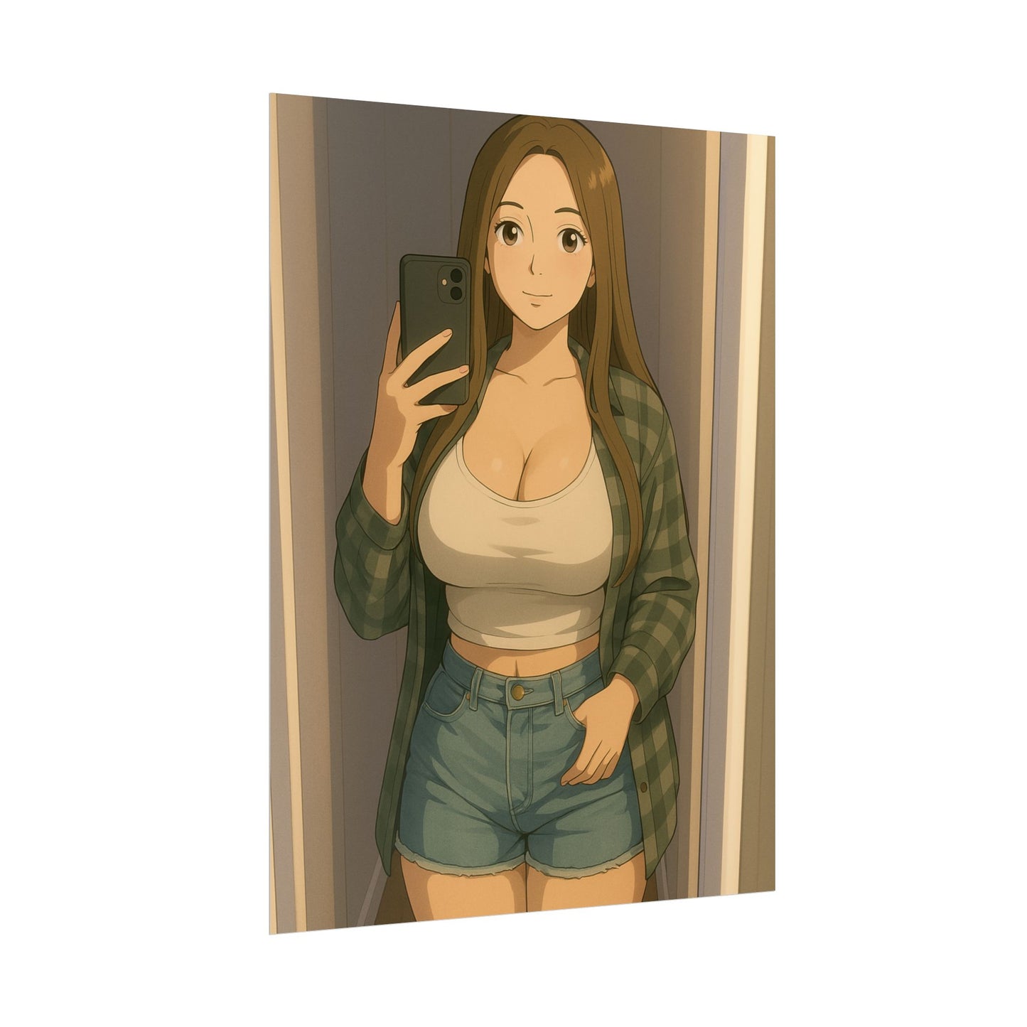 Loco Fits Anime Girls 'Gurnge Selfie' Poster