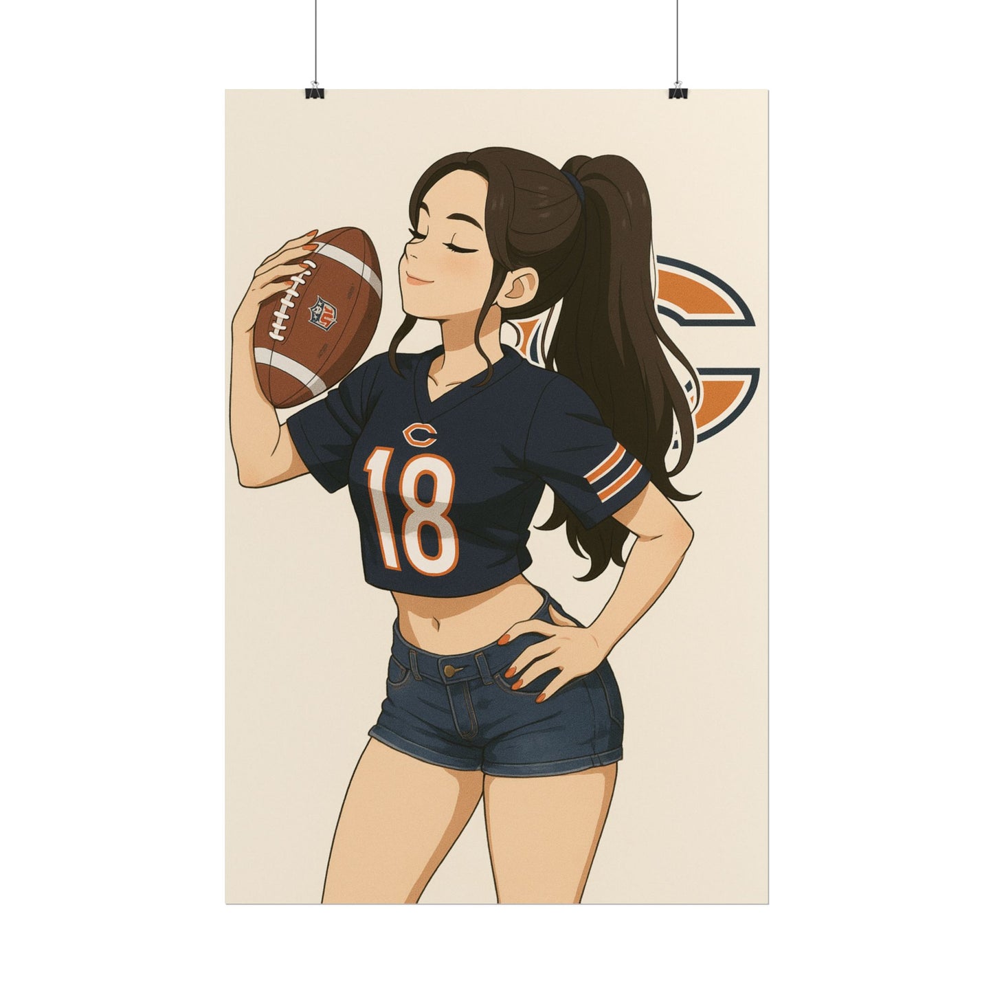 Loco Fits Anime Girls 'Bears Girl 5' Poster