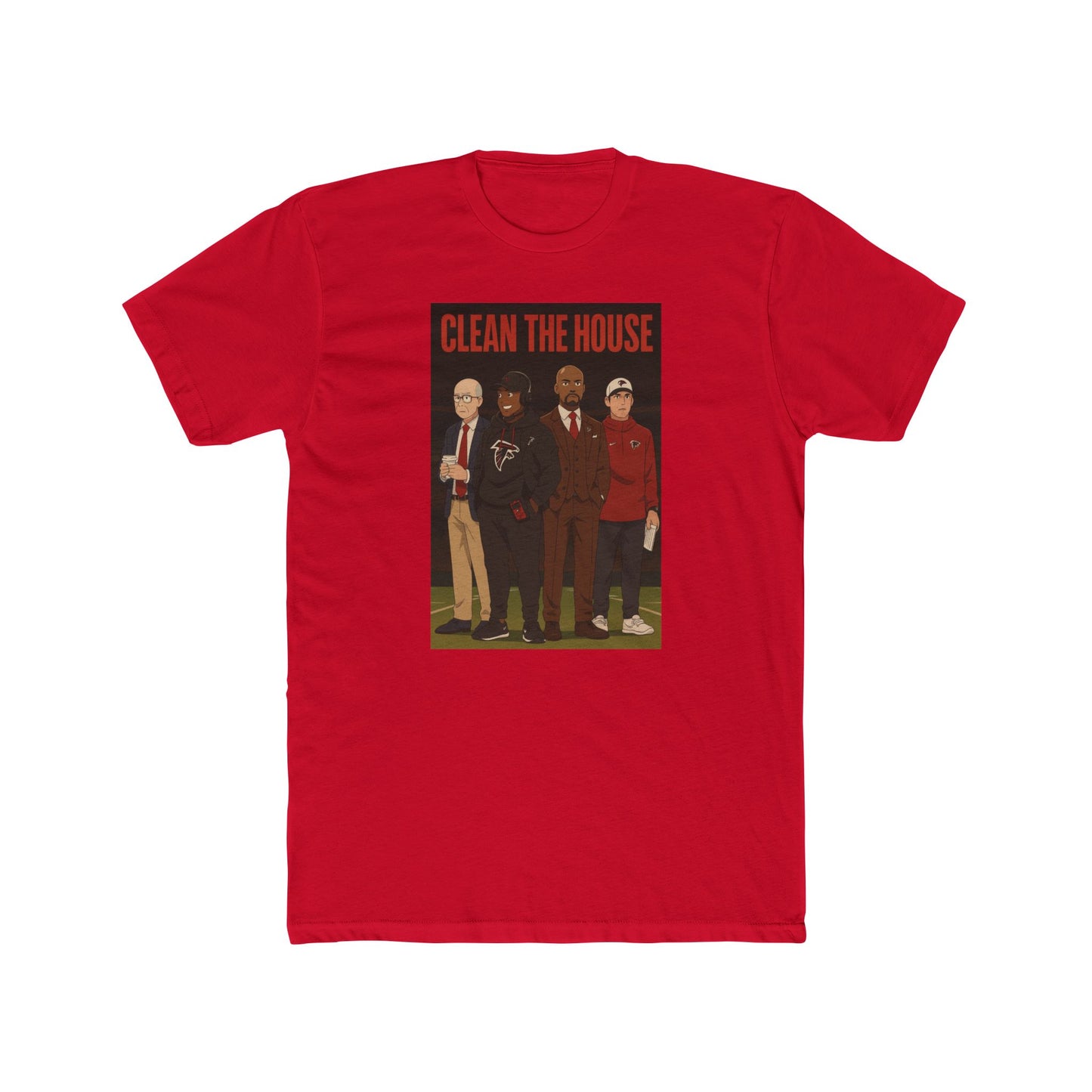 Anime Football 'Clean the House' Cotton Crew Tee