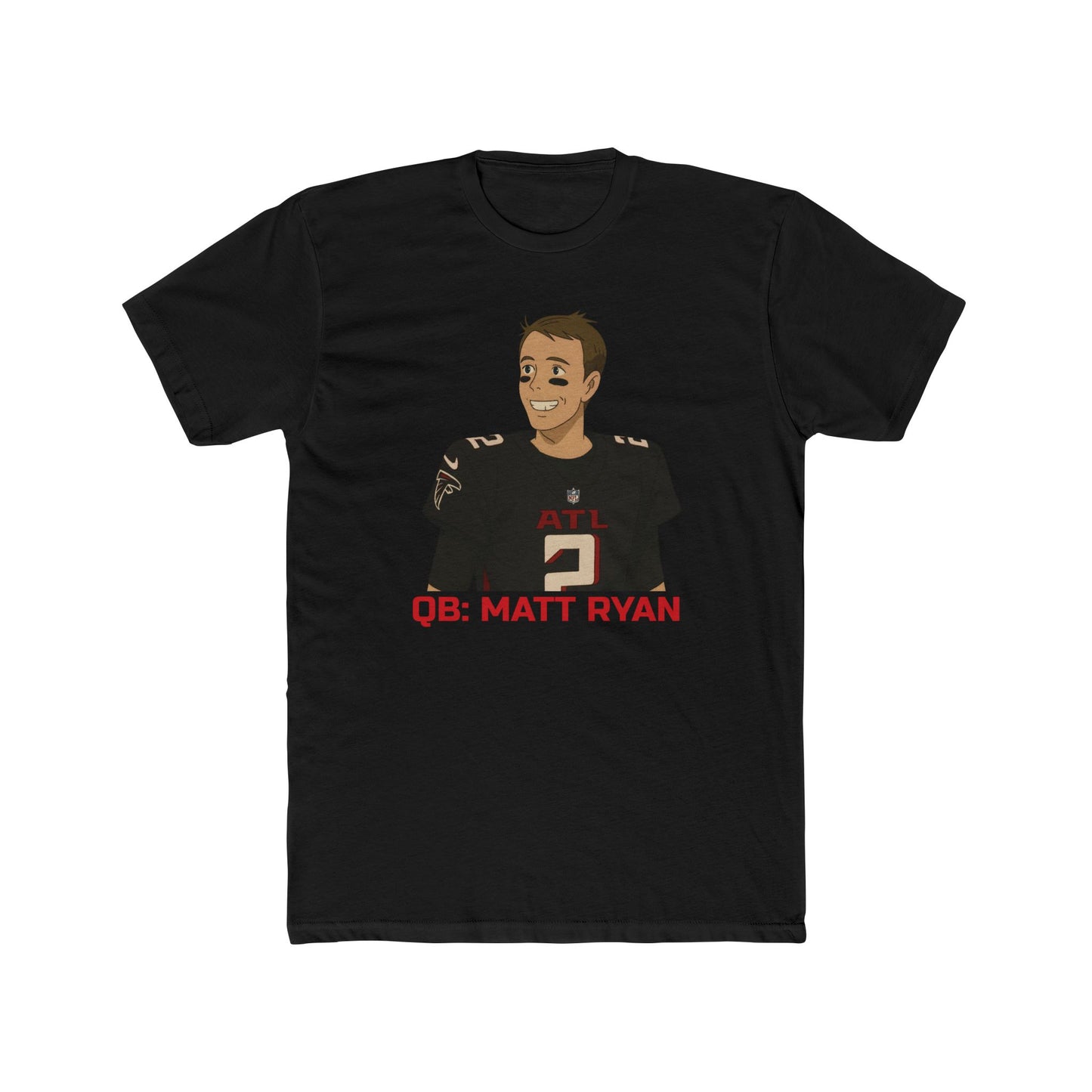Anime Football 'QB: Matt Ryan' Cotton Crew Tee