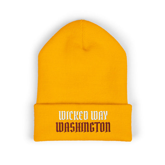 "Wicked Way" Washington Cuffed Beanie