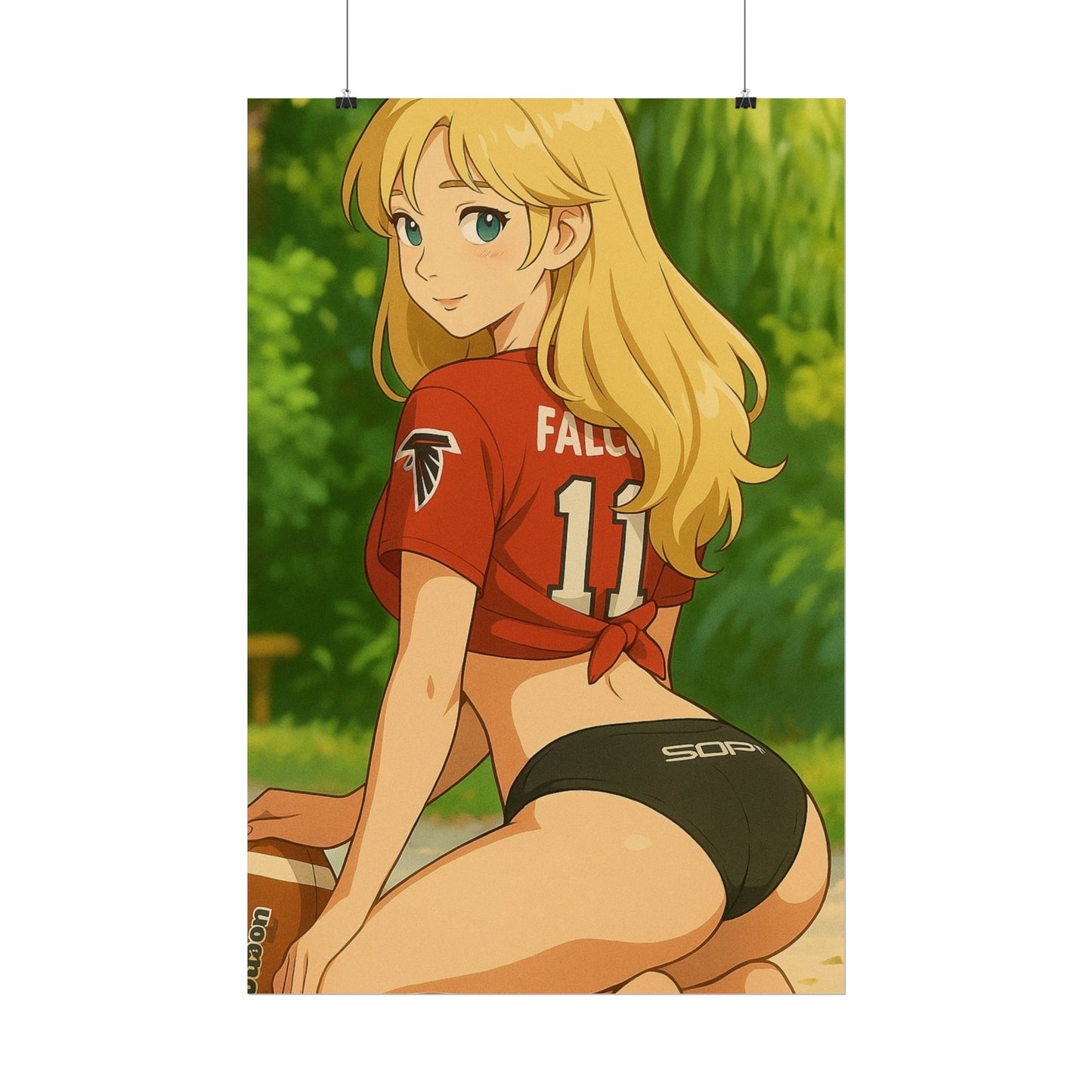 Loco Fits Anime Girls 'Falcons Girl Swimsuit 1' Poster