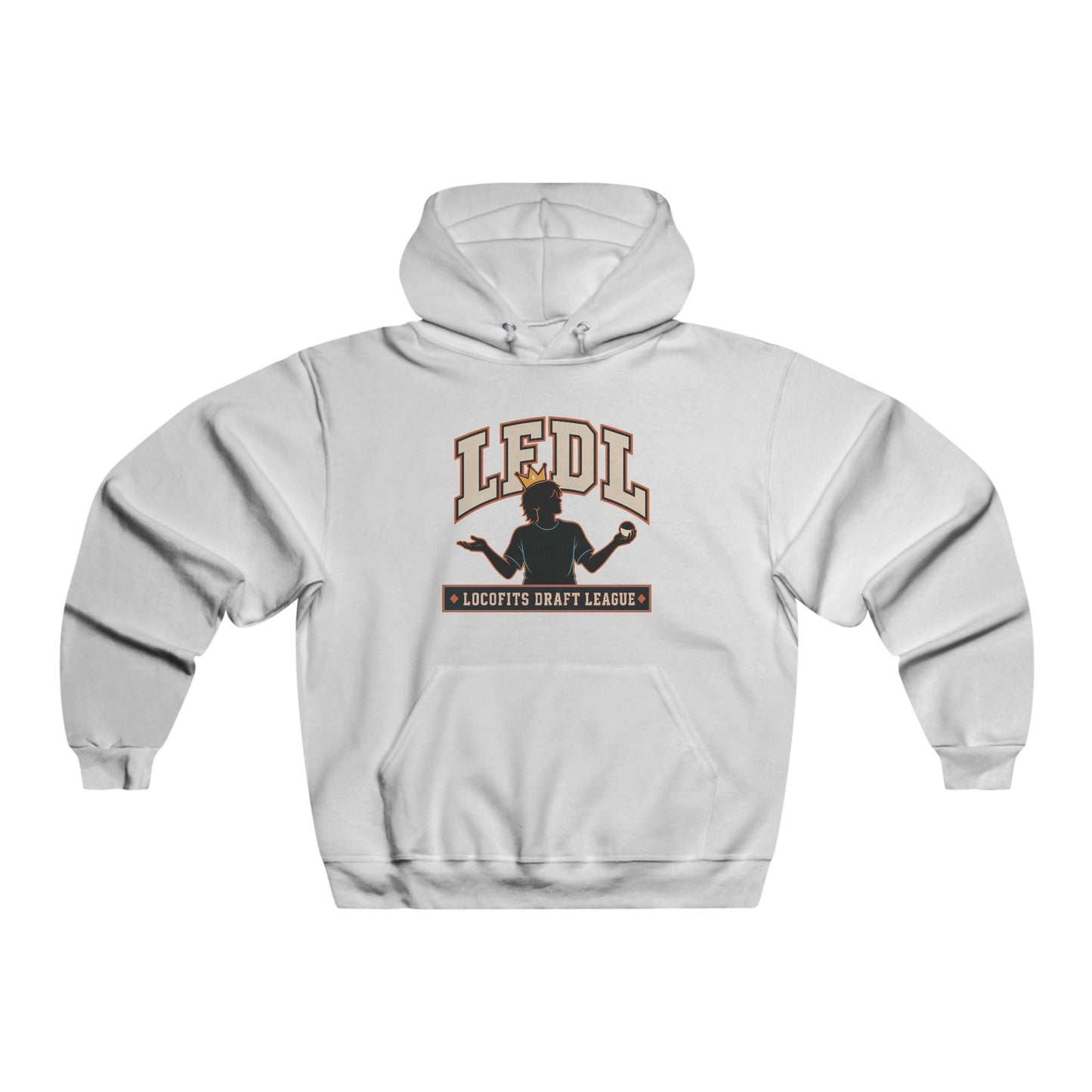 LocoFits Draft League LFDL Portrait Silhouette AP Men's NUBLEND® Hooded Sweatshirt