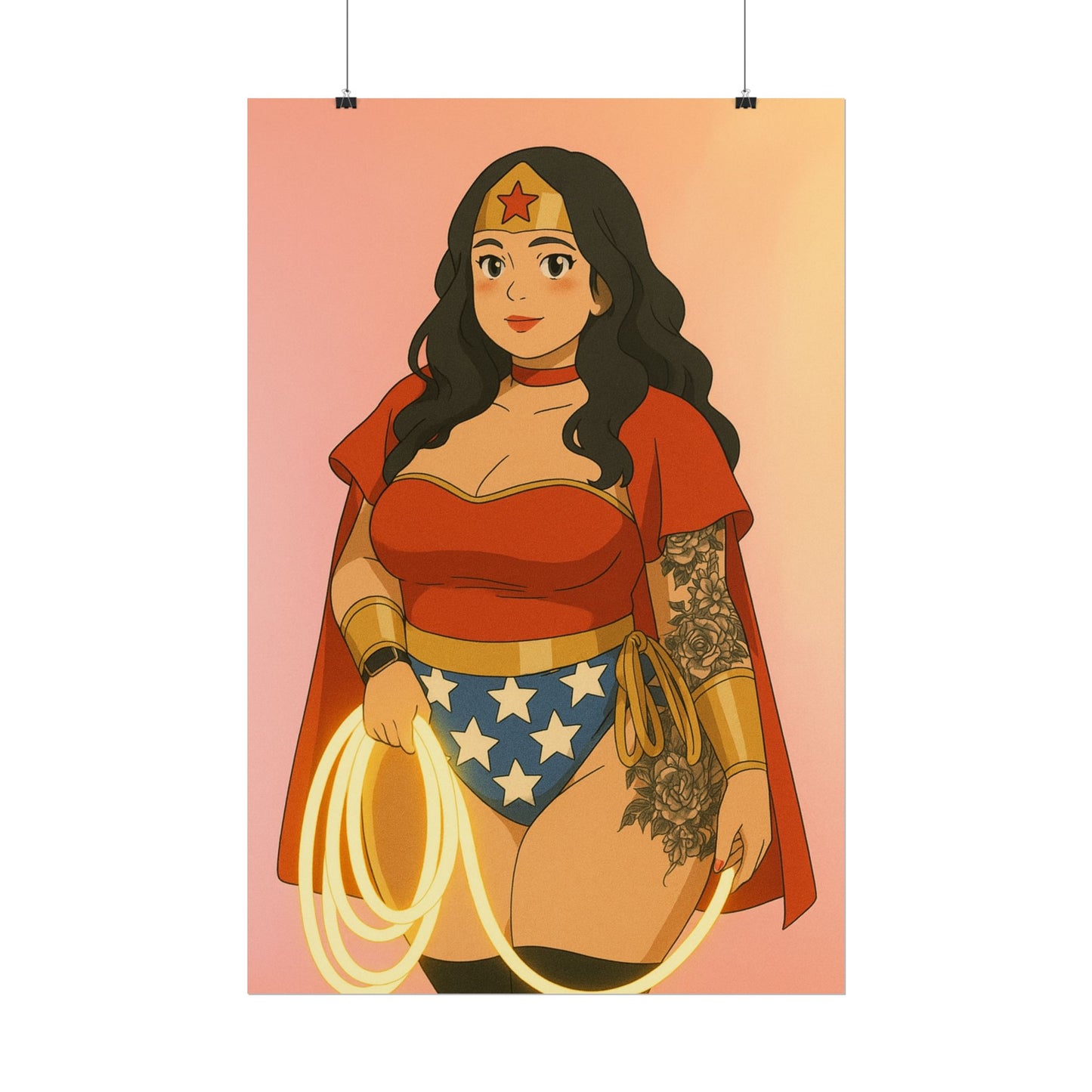 Loco Fits Anime Girls 'Lasso Of Truth' Poster