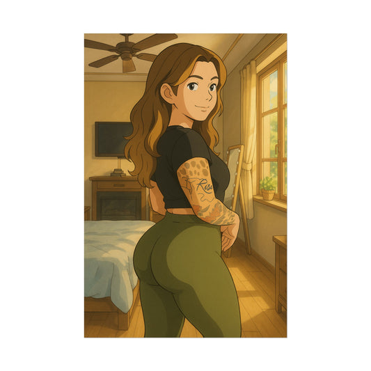 Loco Fits Anime Girls 'Rise & Shine' Poster