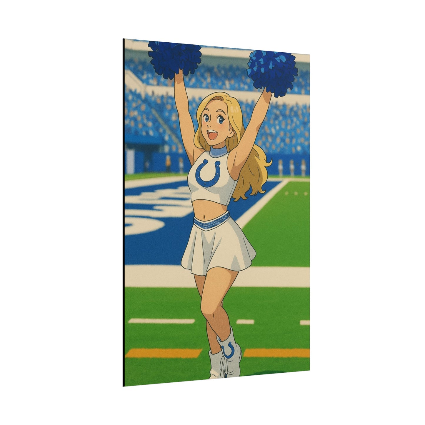 Loco Fits Anime Girls 'Colts Cheerleader On-Field 2' Poster