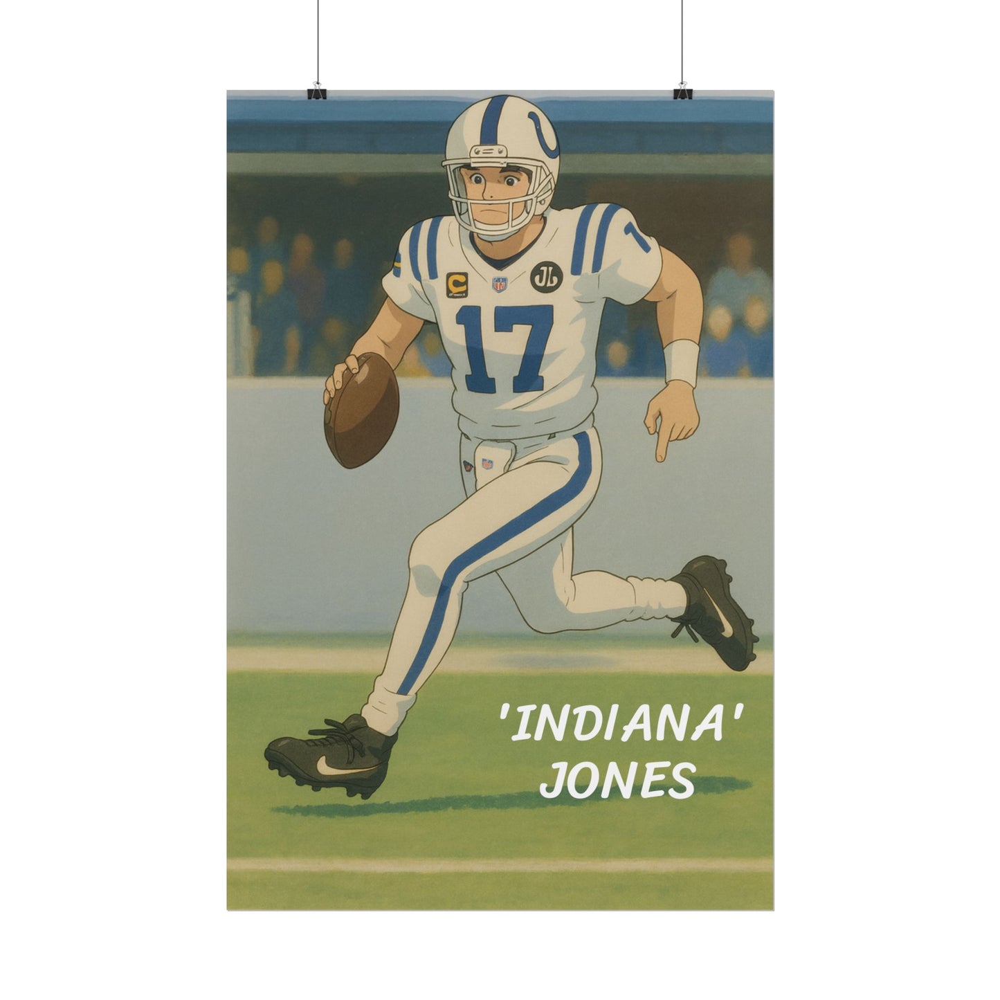 Loco Fits Anime Football 'Indiana Jones' Poster