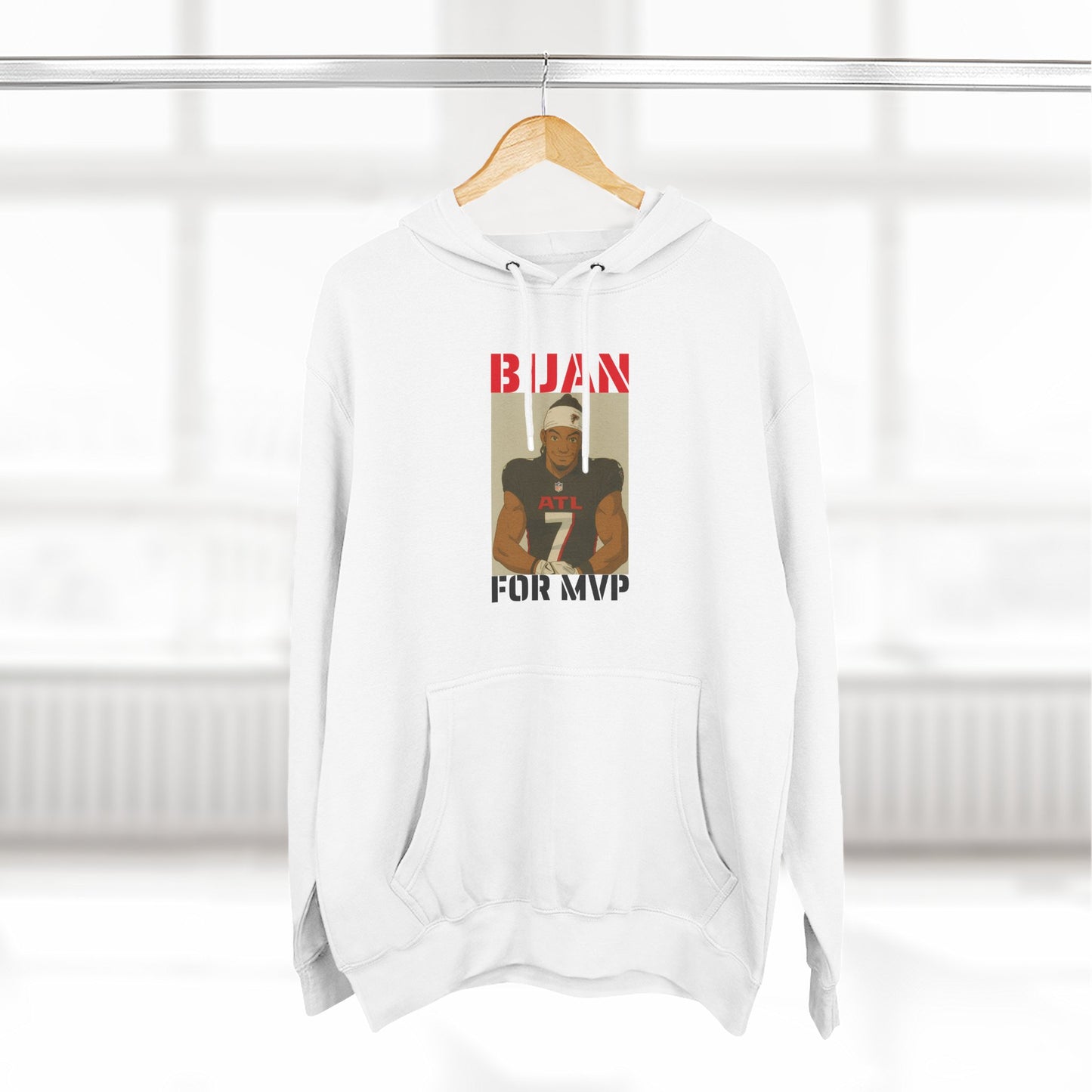 Anime Football 'Bijan For MVP' Fleece Hoodie