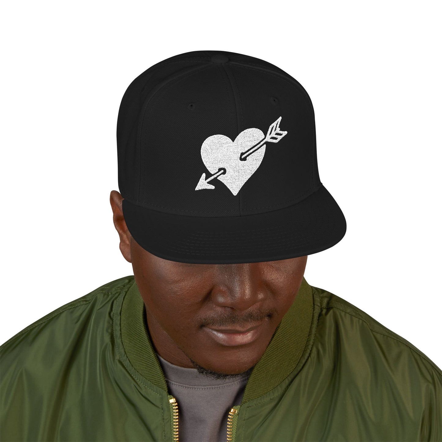 "Baddie Street" Arrow Heart V3 Snapback Hat