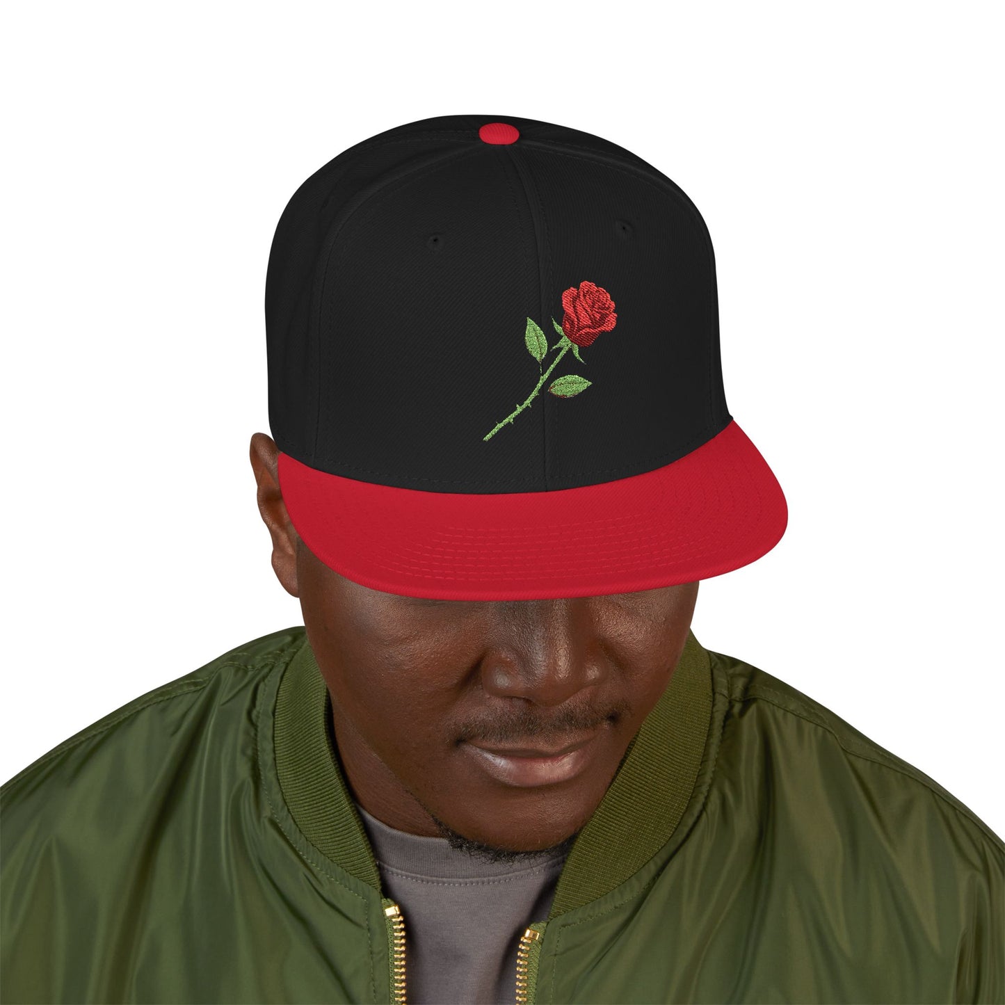 "Baddie Street" Solo Rose Logo Snapback Hat