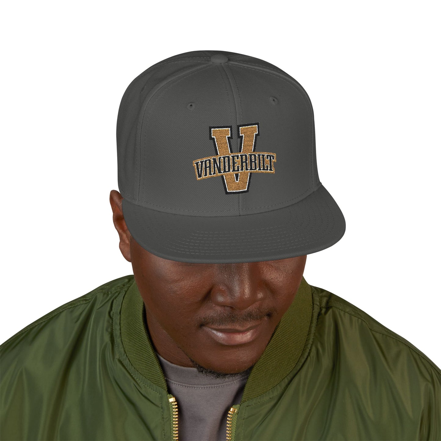 'Vanderbilt V' Logo Snapback