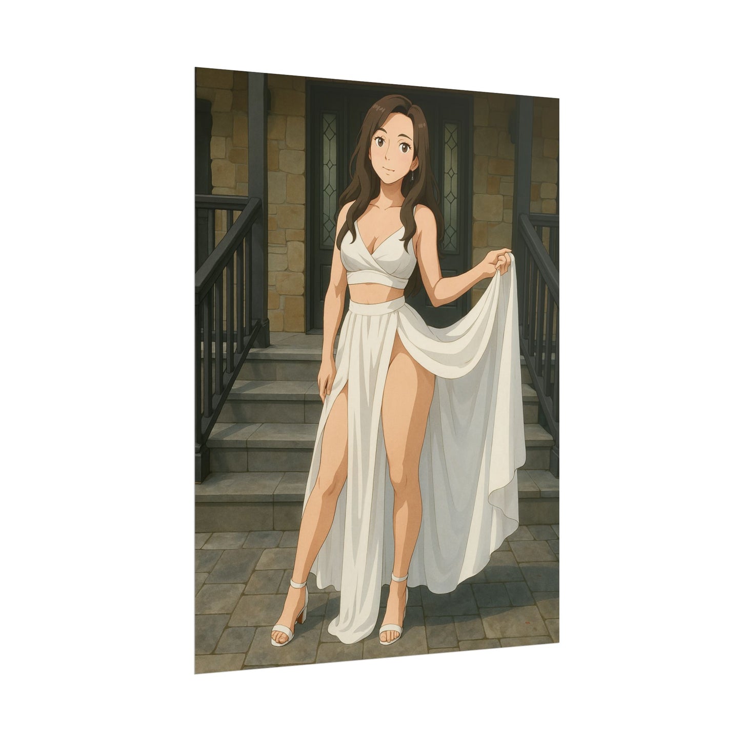 Loco Fits Anime Girls 'Greek Goddess' Poster