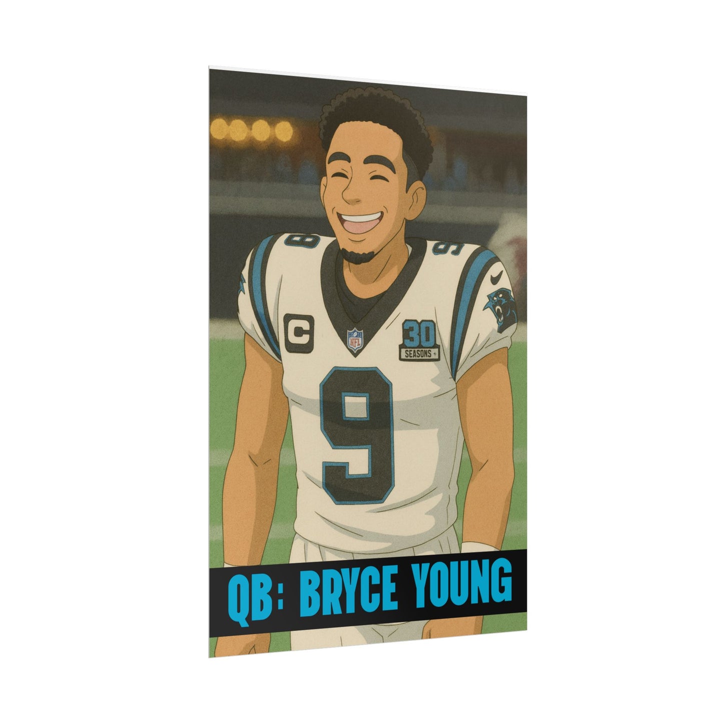 Loco Fits Anime Football 'Bryce Young' Poster