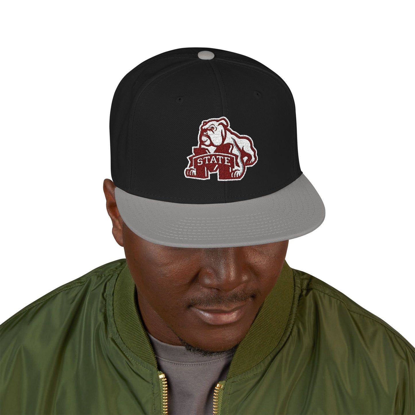 'Mississippi State Bulldog Bully' Logo Snapback