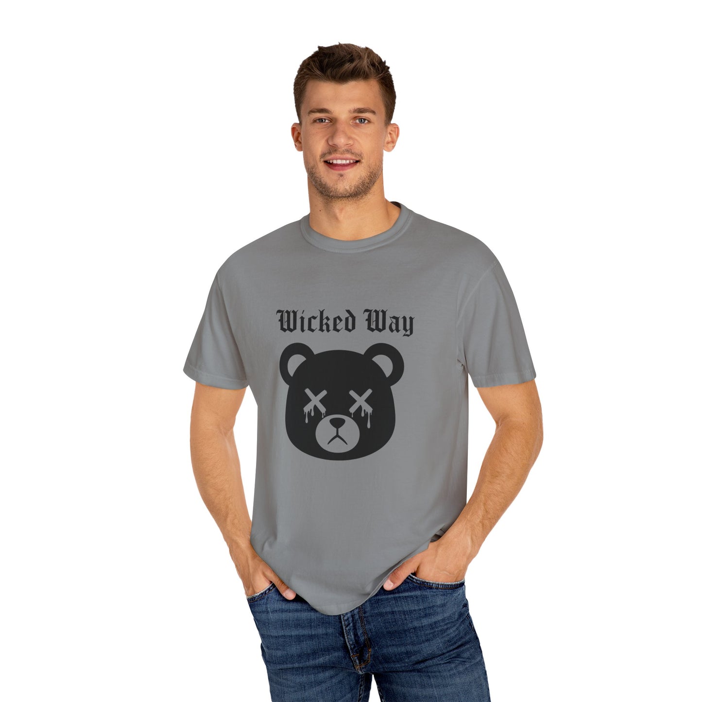 "Wicked Way" Dead Bear Head T-Shirt (Multi Color Options)