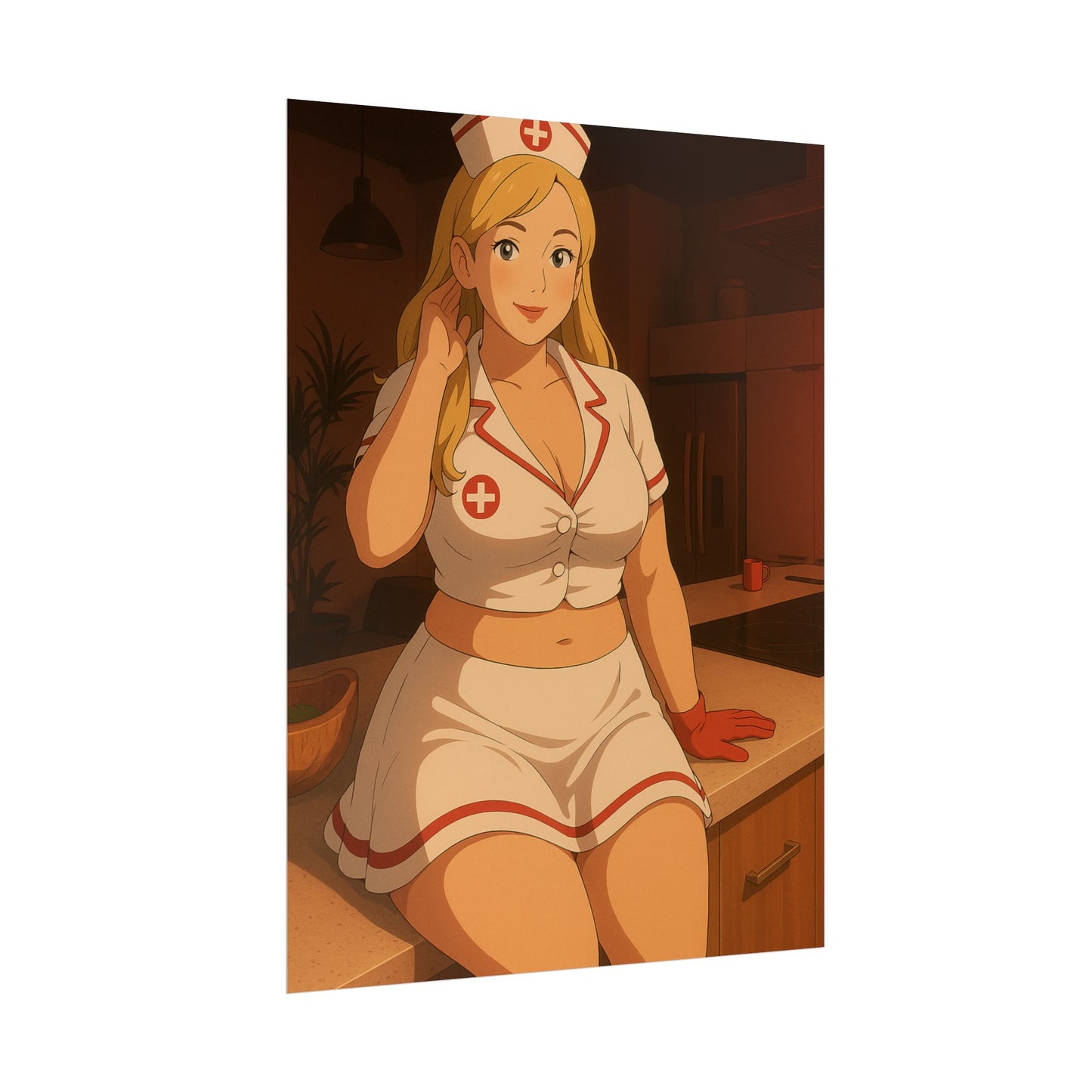 Loco Fits Anime Girls 'Hello Nurse' Poster