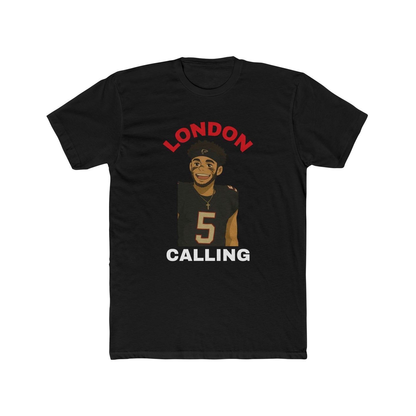 Anime Football 'London Calling' Cotton Crew Tee
