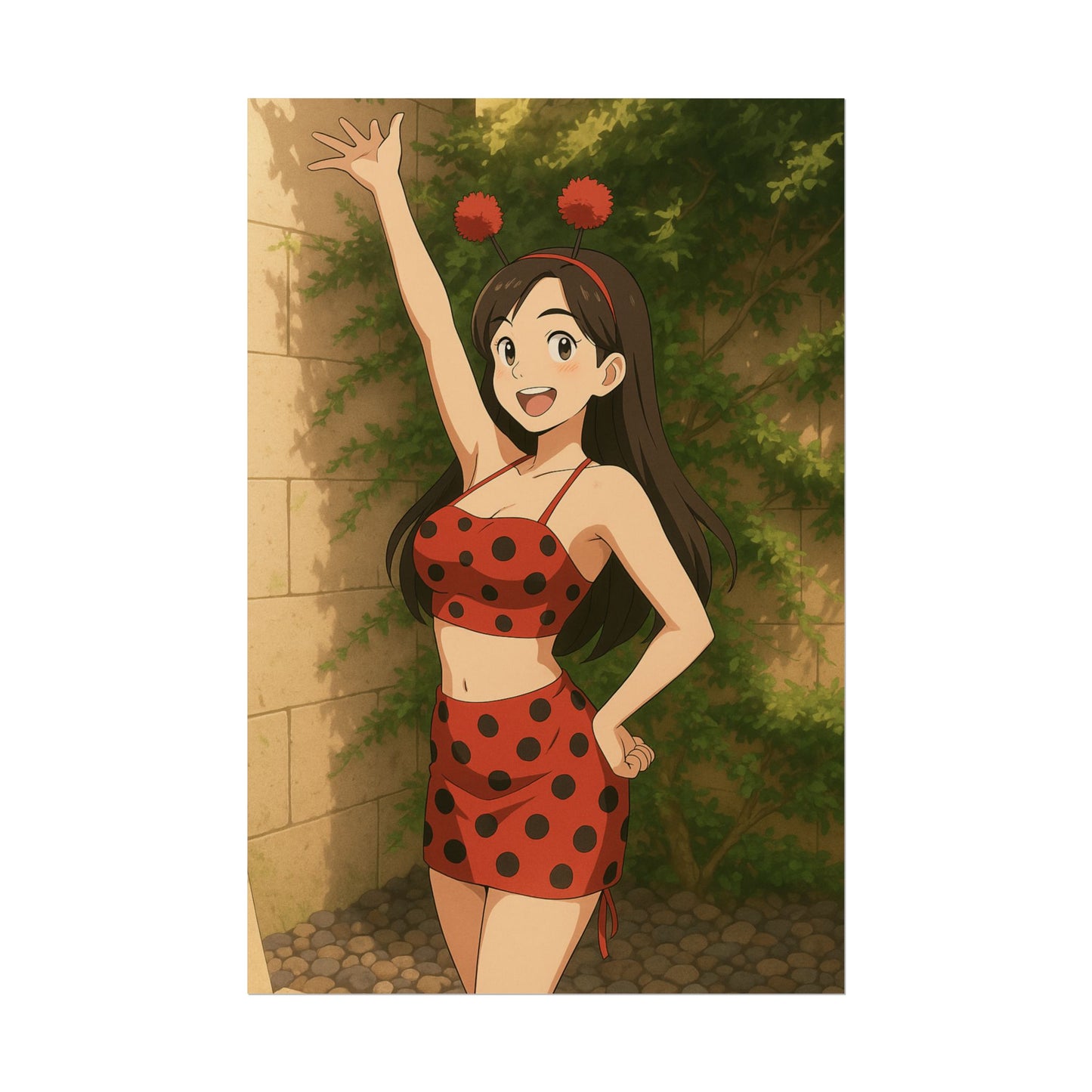 Loco Fits Anime Girls 'Lady Bug' Poster