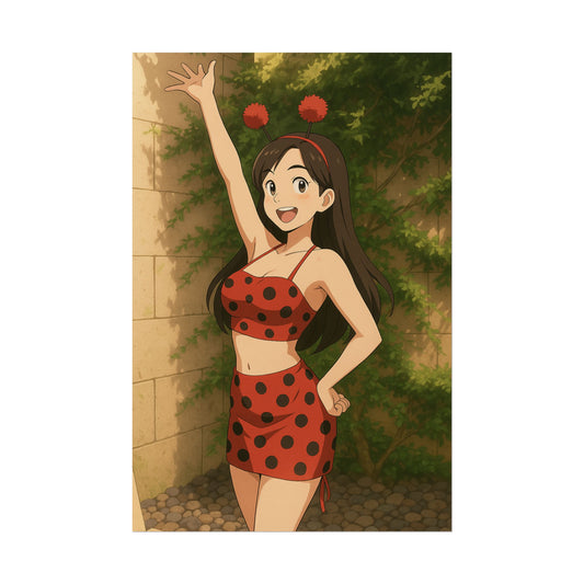 Loco Fits Anime Girls 'Lady Bug' Poster