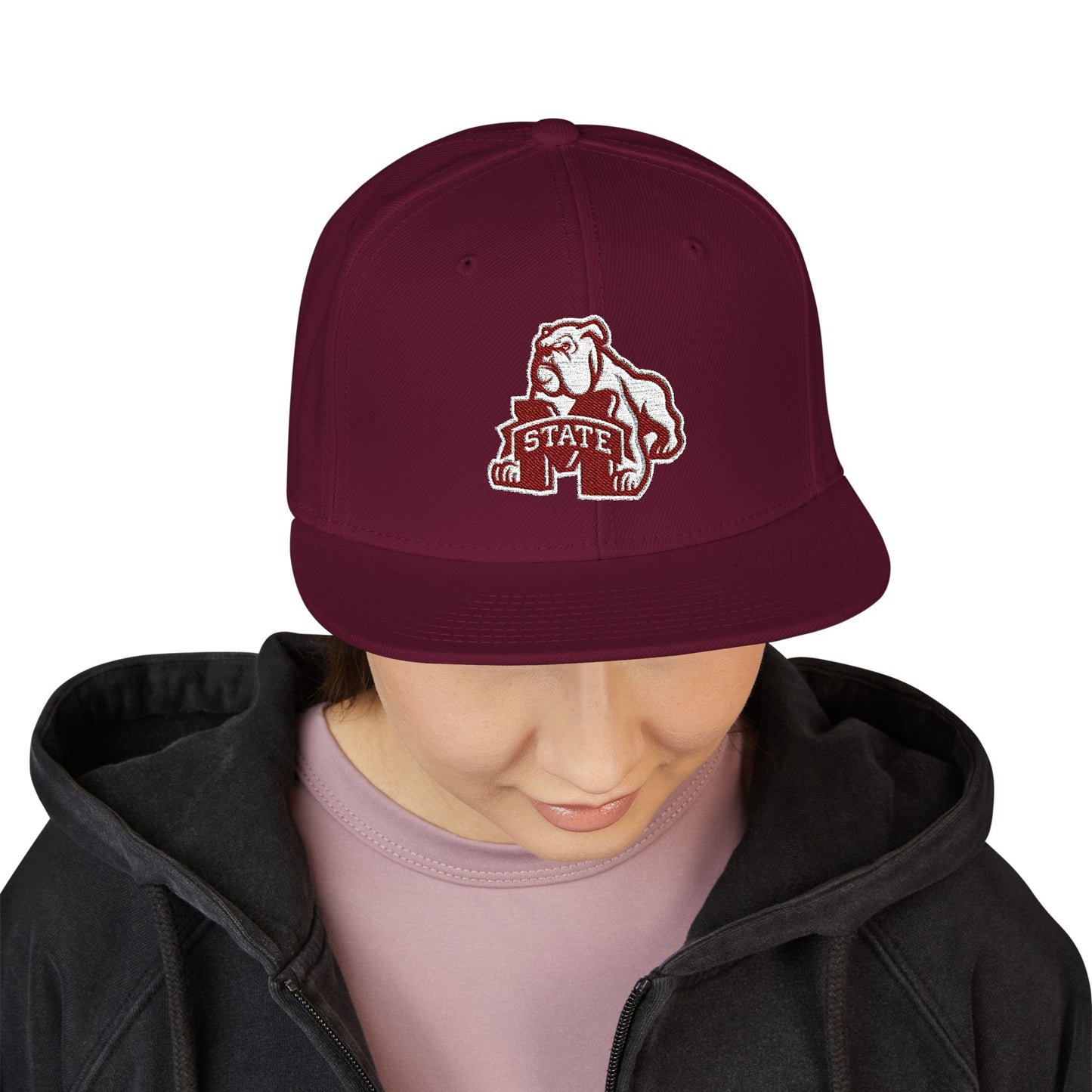 'Mississippi State Bulldog Bully' Logo Snapback