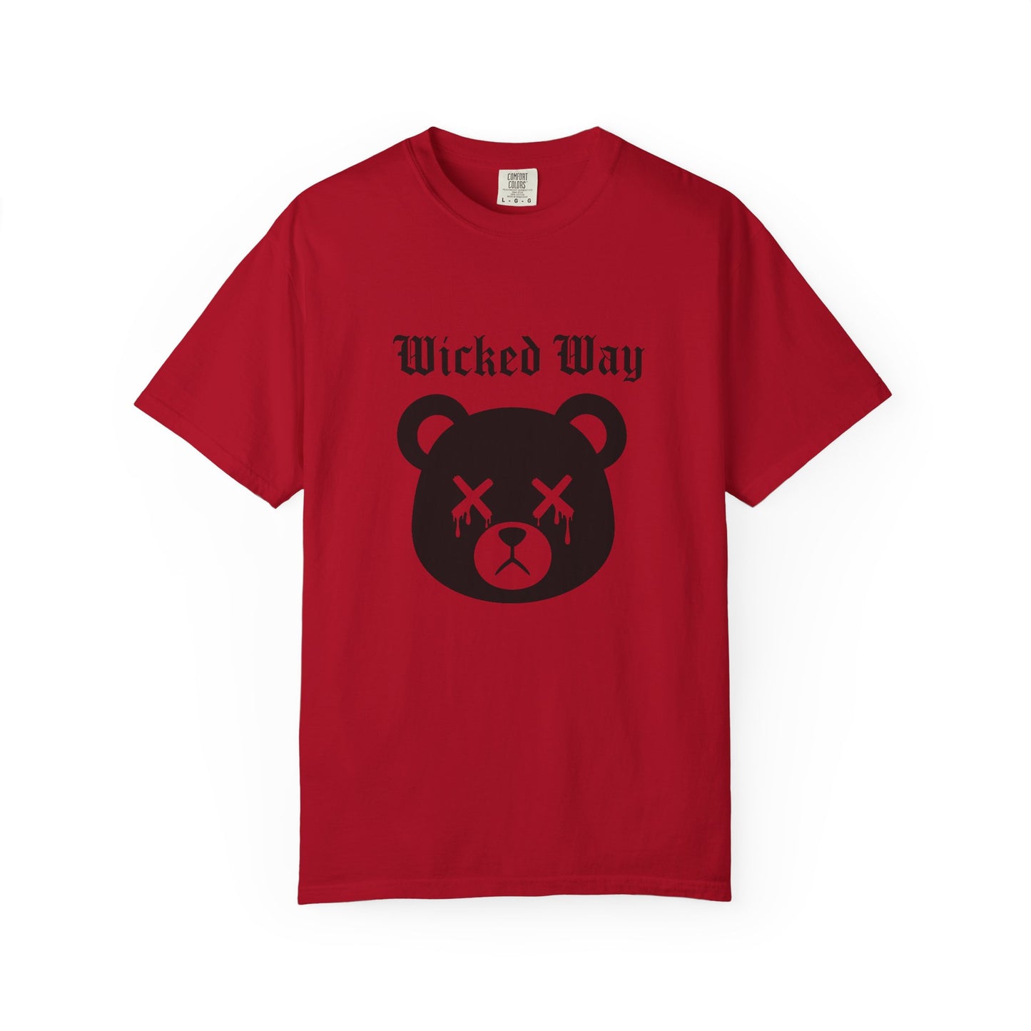 "Wicked Way" Dead Bear Head T-Shirt (Multi Color Options)