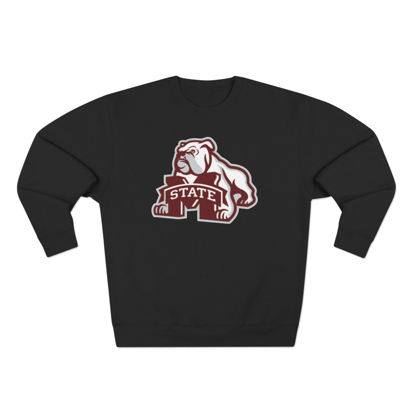 'Mississippi State Bulldog Bully' Cotton Crewneck Sweatshirt
