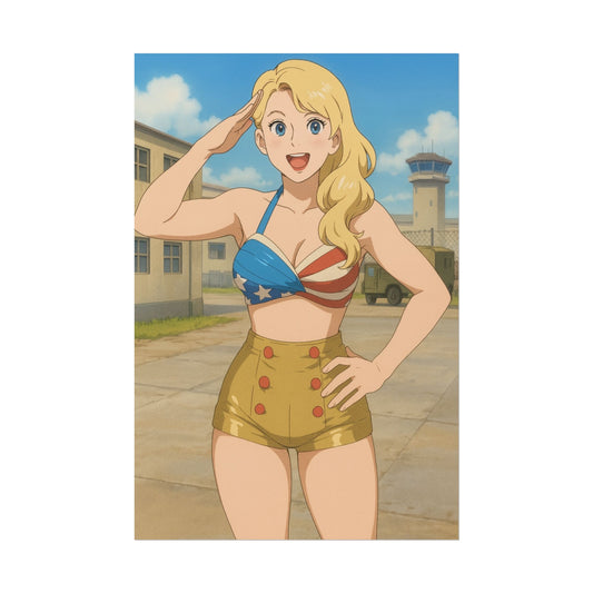 Loco Fits Anime Wrestling 'Salute Lacey Evans' Poster