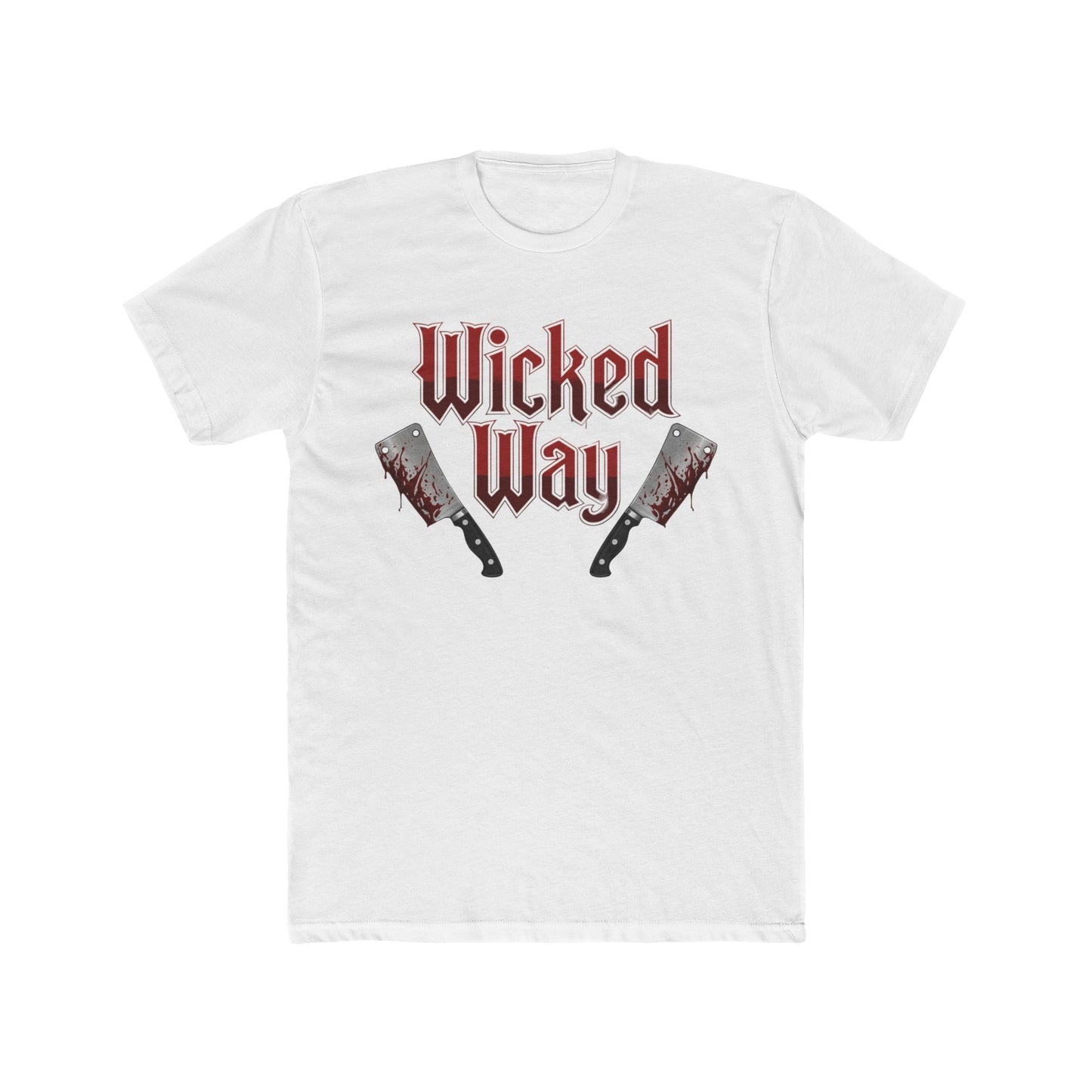 "Wicked Way" Double Butcher Knives Alt. Version Graphic T-Shirt