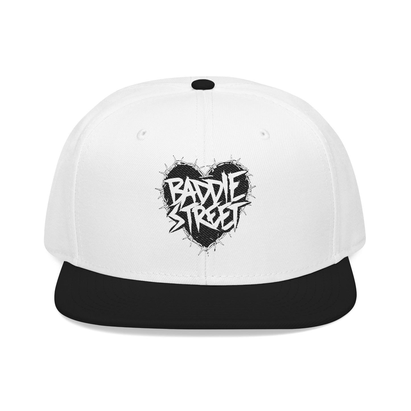 "Baddie Street" Barbed Wired Heart Logo Snapback Hat