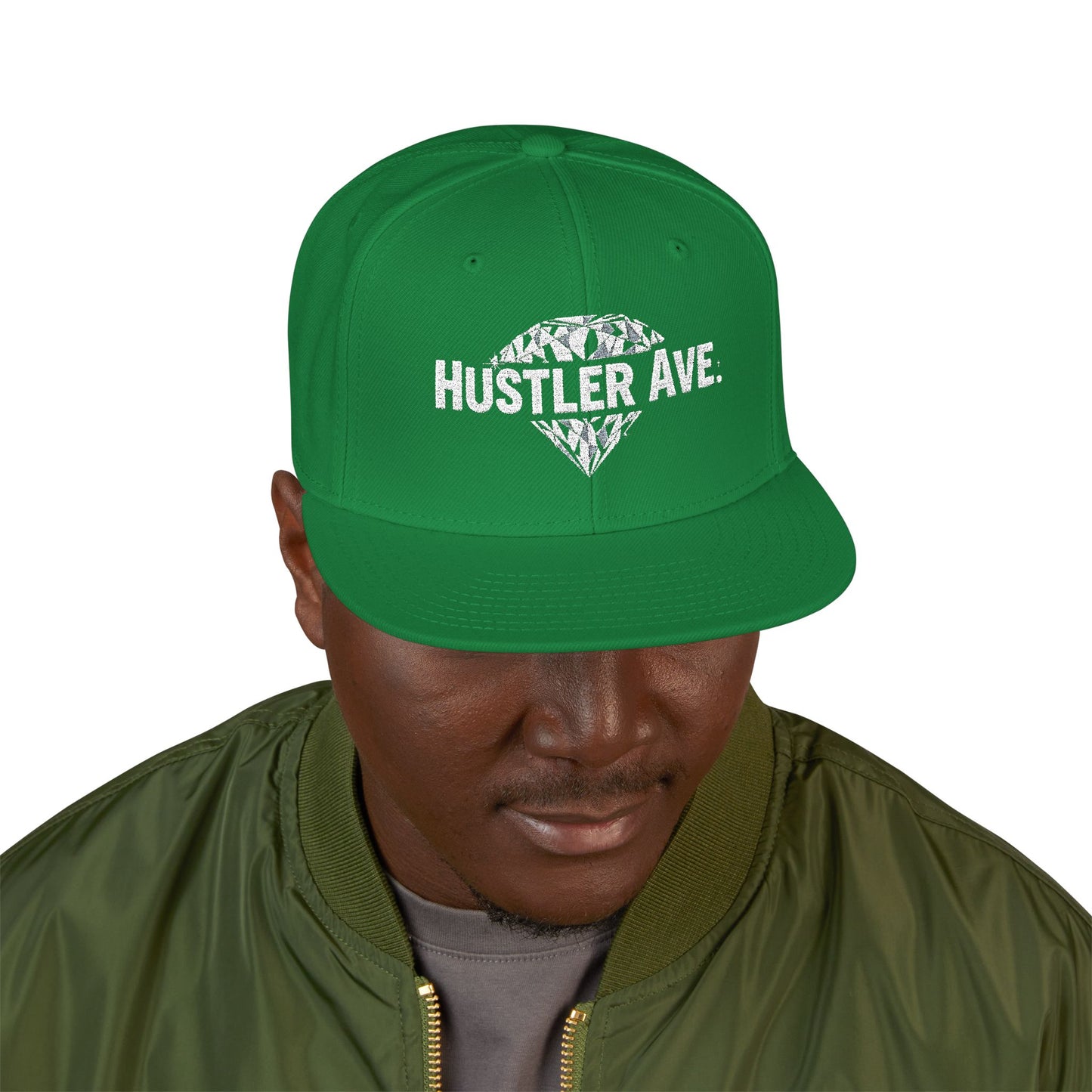 Base "Hustler Ave" Diamond Status Alt. Snapback (Multi Color Options)