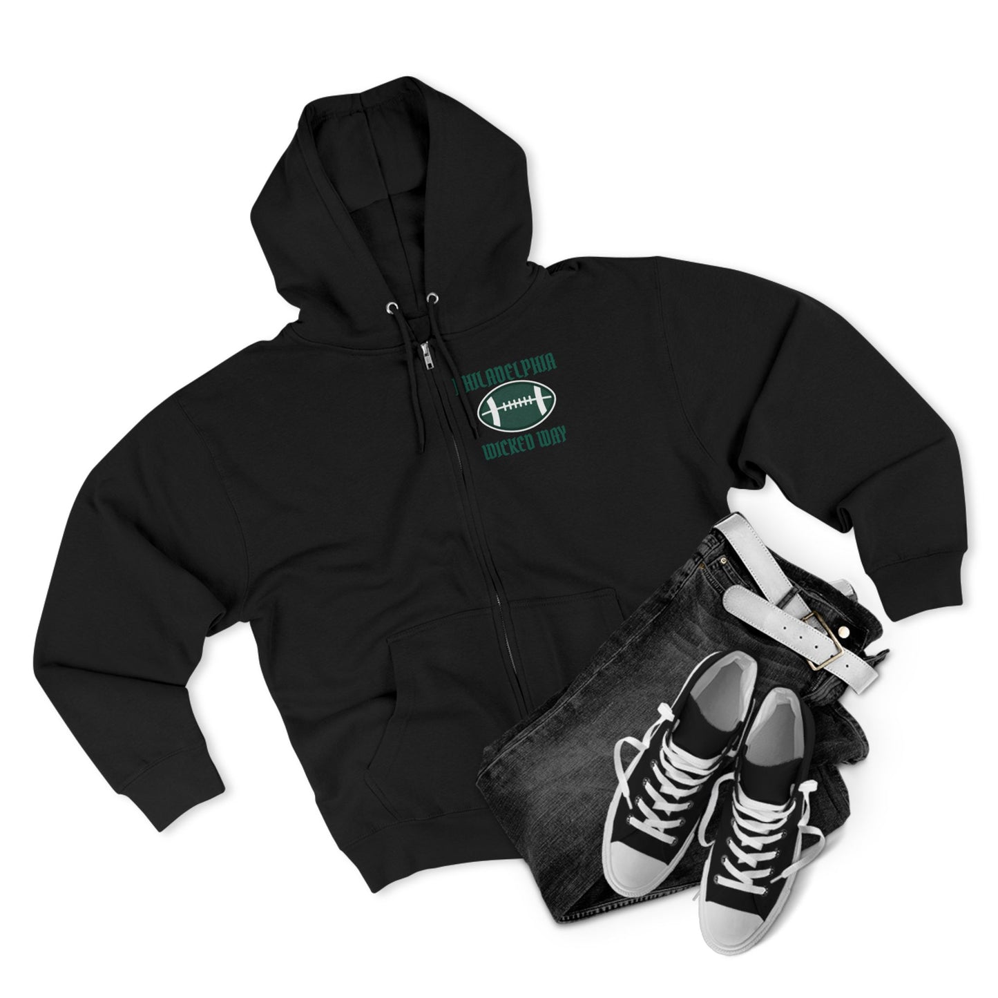 "Wicked Way" Philadelphia Football Zip Hoodie