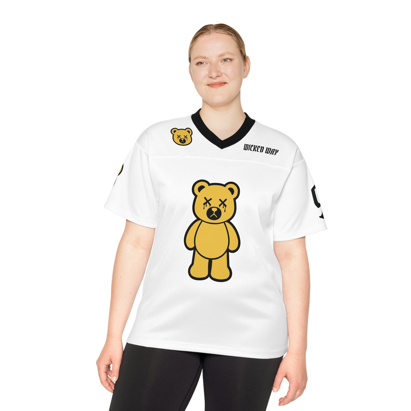"Wicked Way" #90 Watt Deady Bears Away Football Jersey