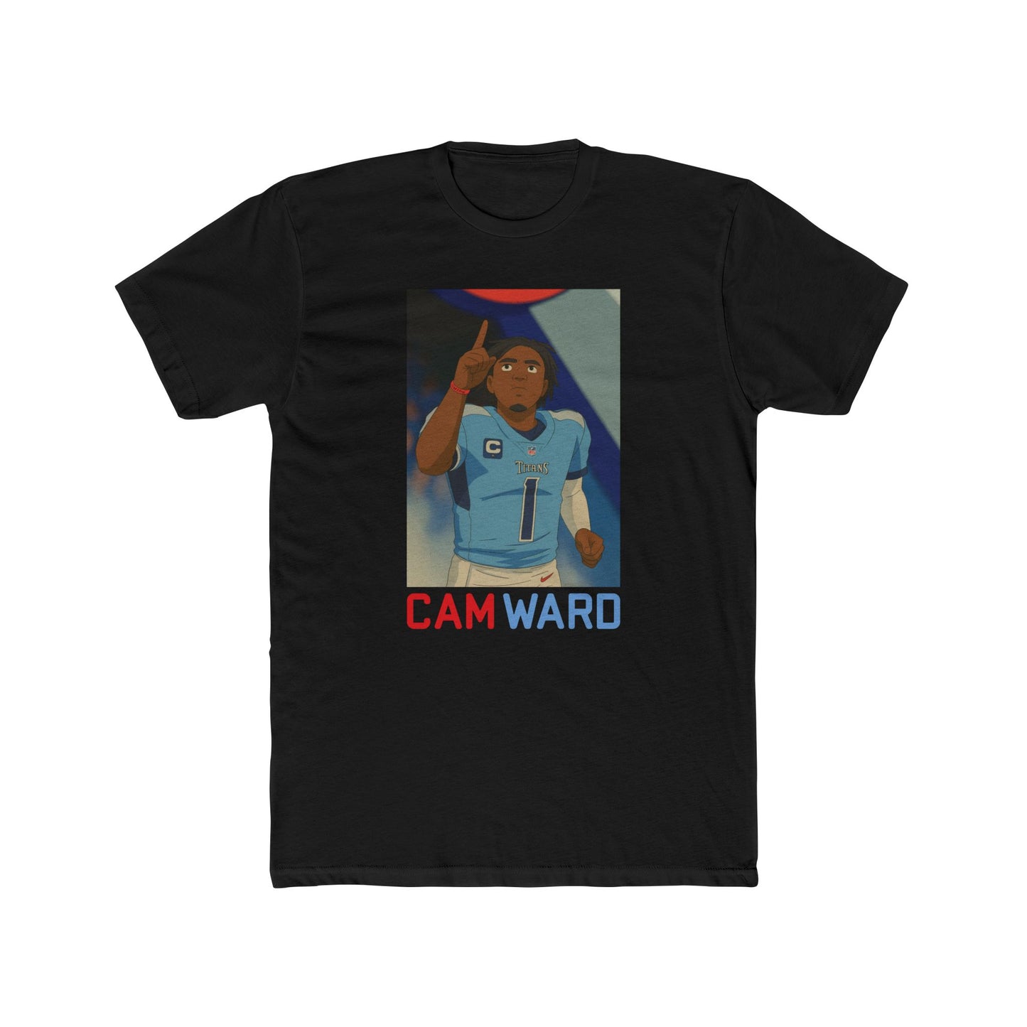 Anime Football 'Cam Ward' Cotton Crew Tee