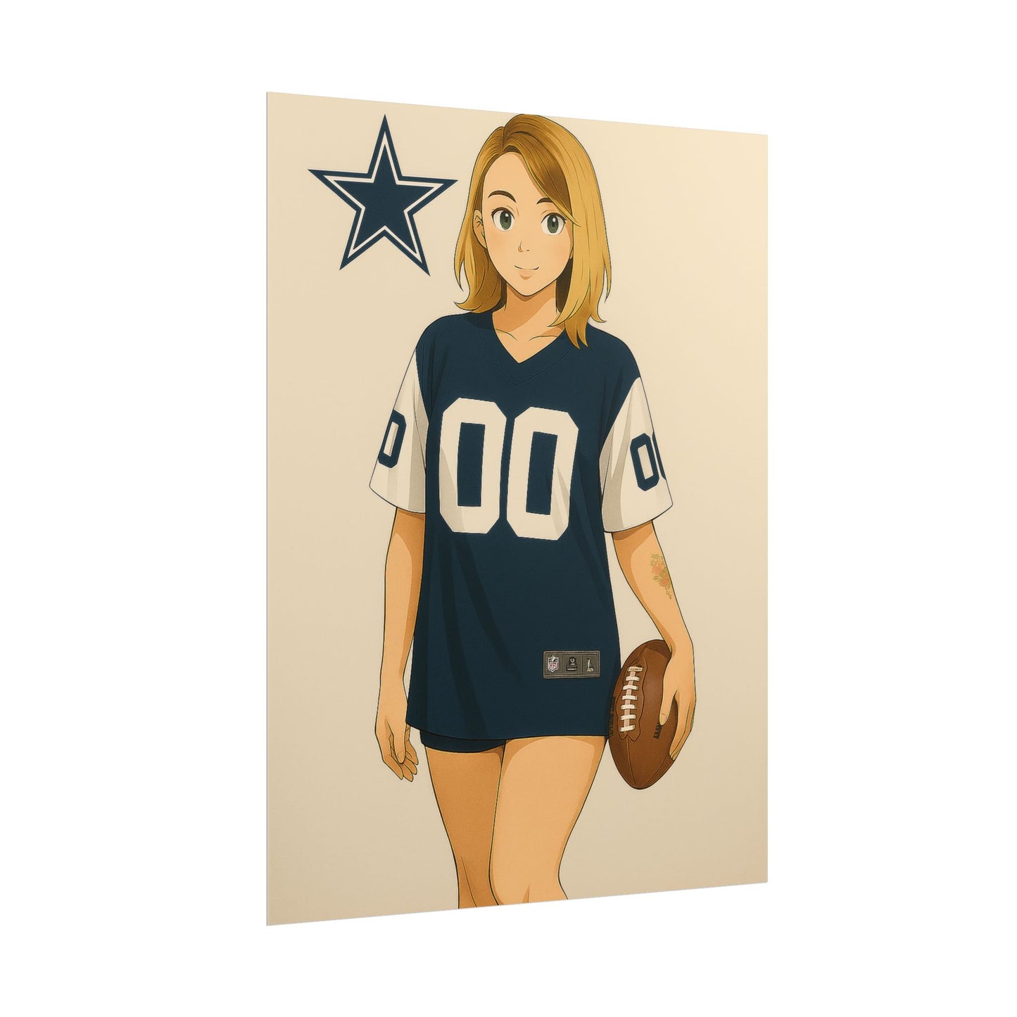 Loco Fits Anime Girls 'Cowboys Girl 1' Poster