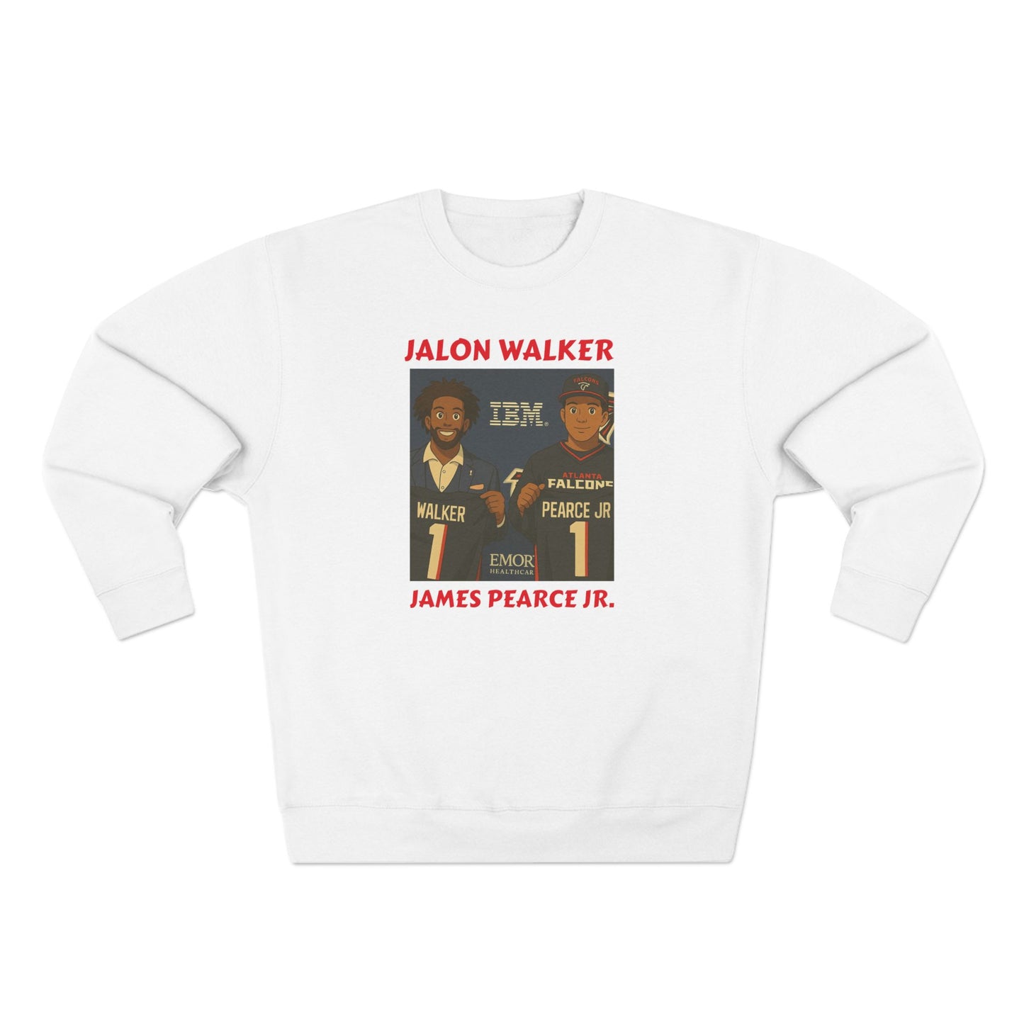 Anime Football 'Jalon Walker/ James Pearce Jr' Crewneck Sweatshirt