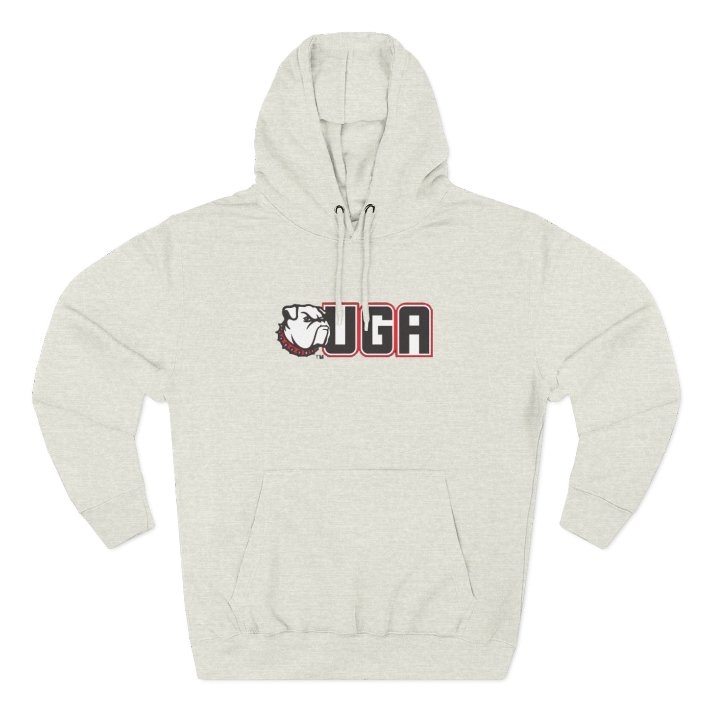 'UGA' Three-Panel Fleece Hoodie