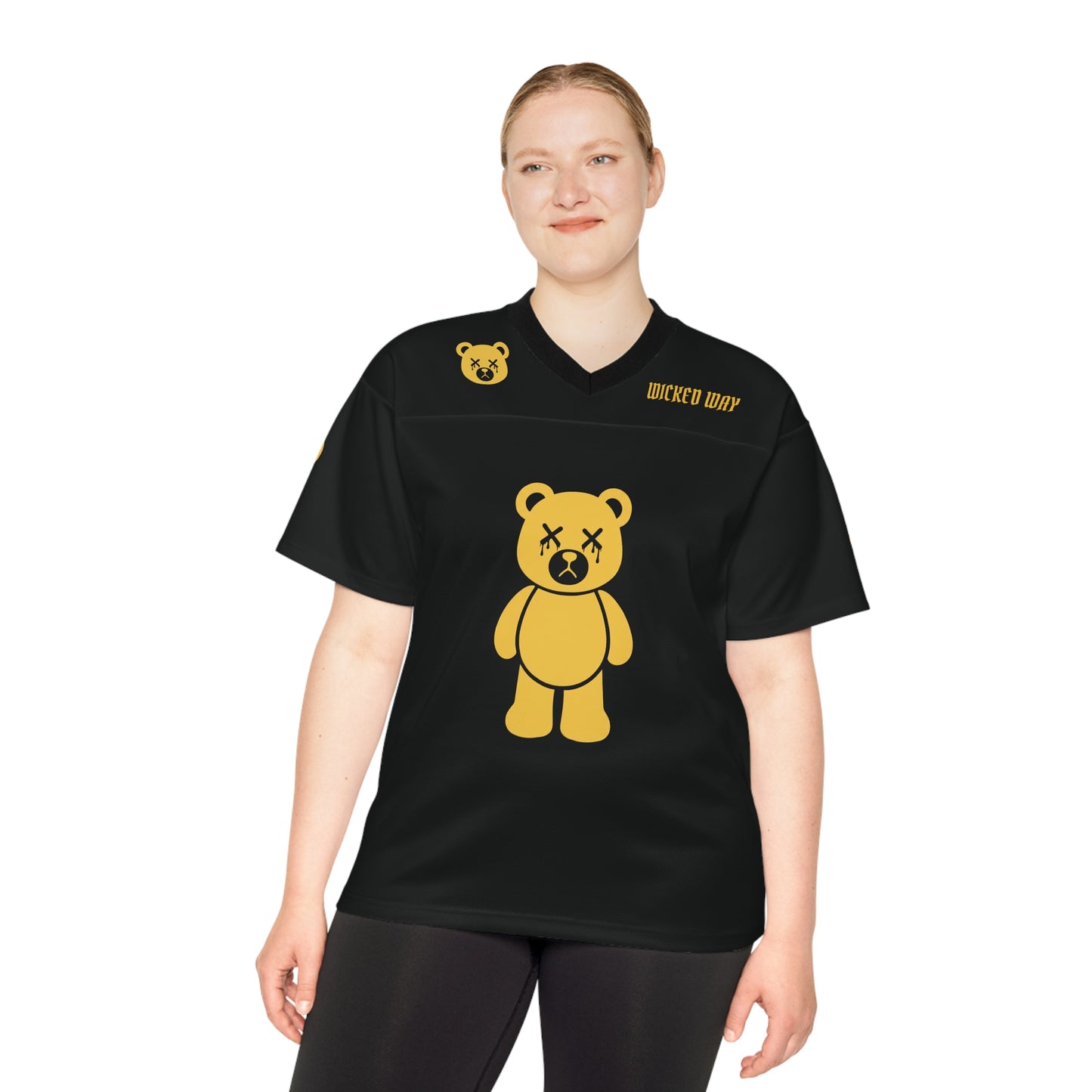 "Wicked Way" #4 Metcalf Deady Bears Alt. Football Jersey