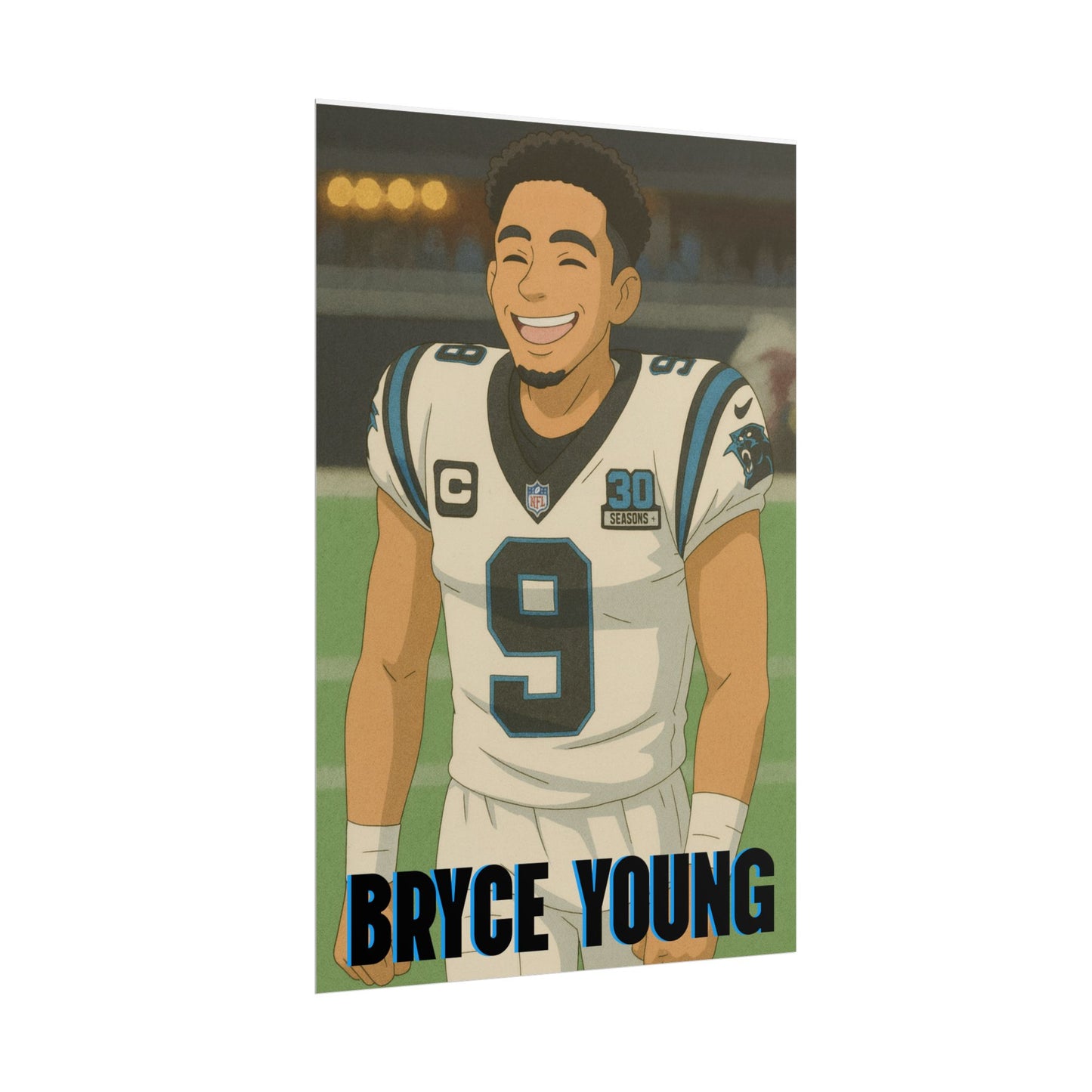 Loco Fits Anime Football 'Bryce Young' Poster