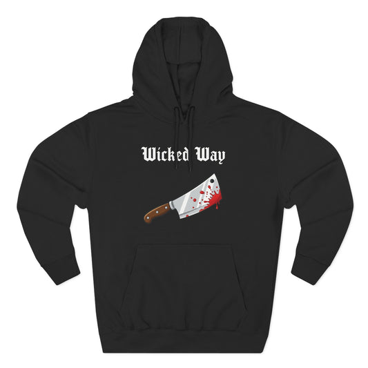 "Wicked Way" Butcher Knife Graphic Hoodie