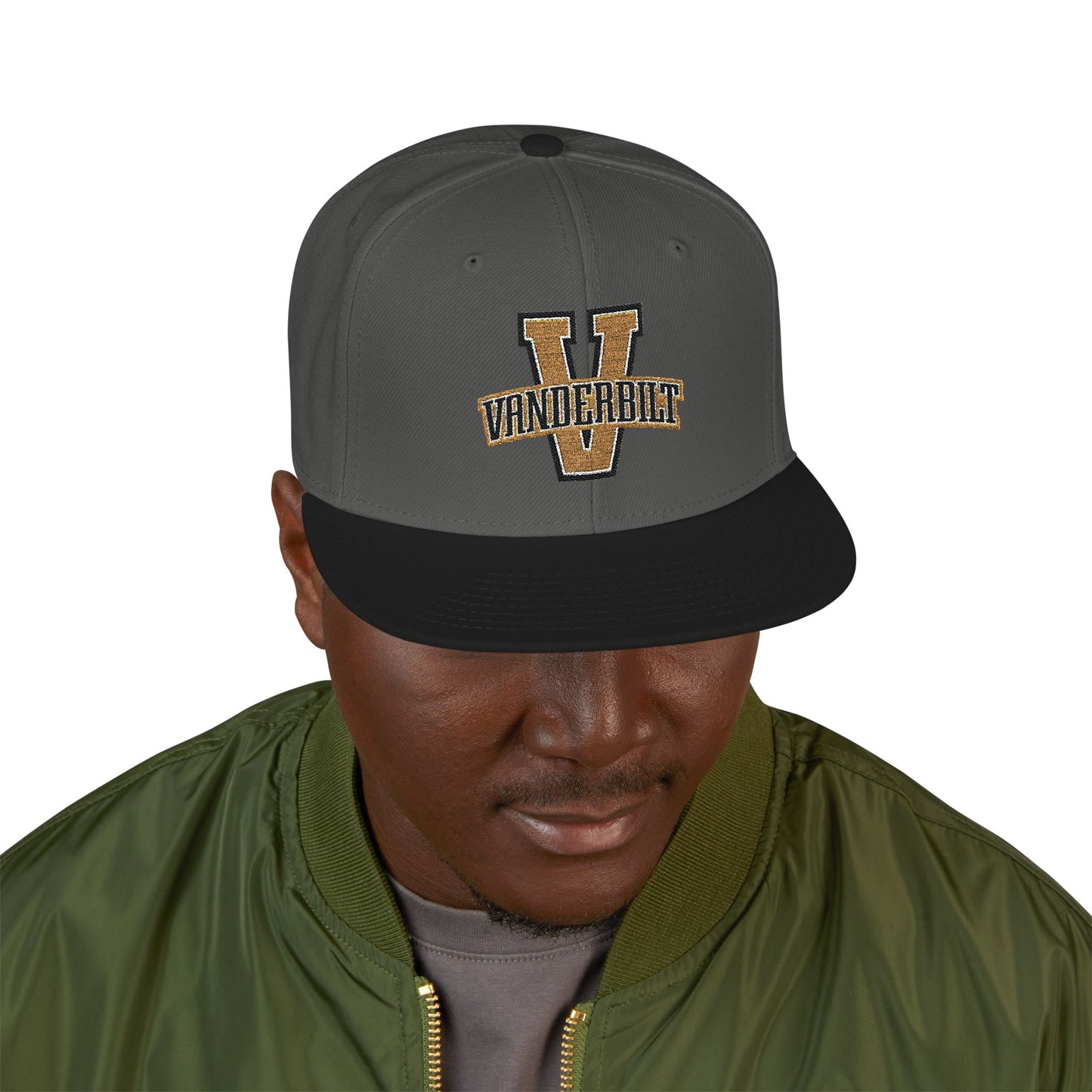 'Vanderbilt V' Logo Snapback