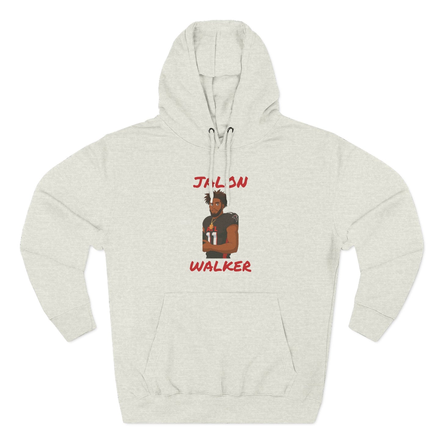Anime Football 'Jalon Walker' Three-Panel Fleece Hoodie