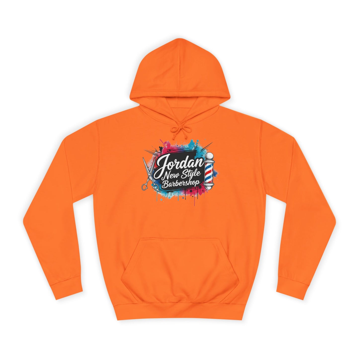 Jordan New Style Barbershop Alternative Logo V2 College Hoodie