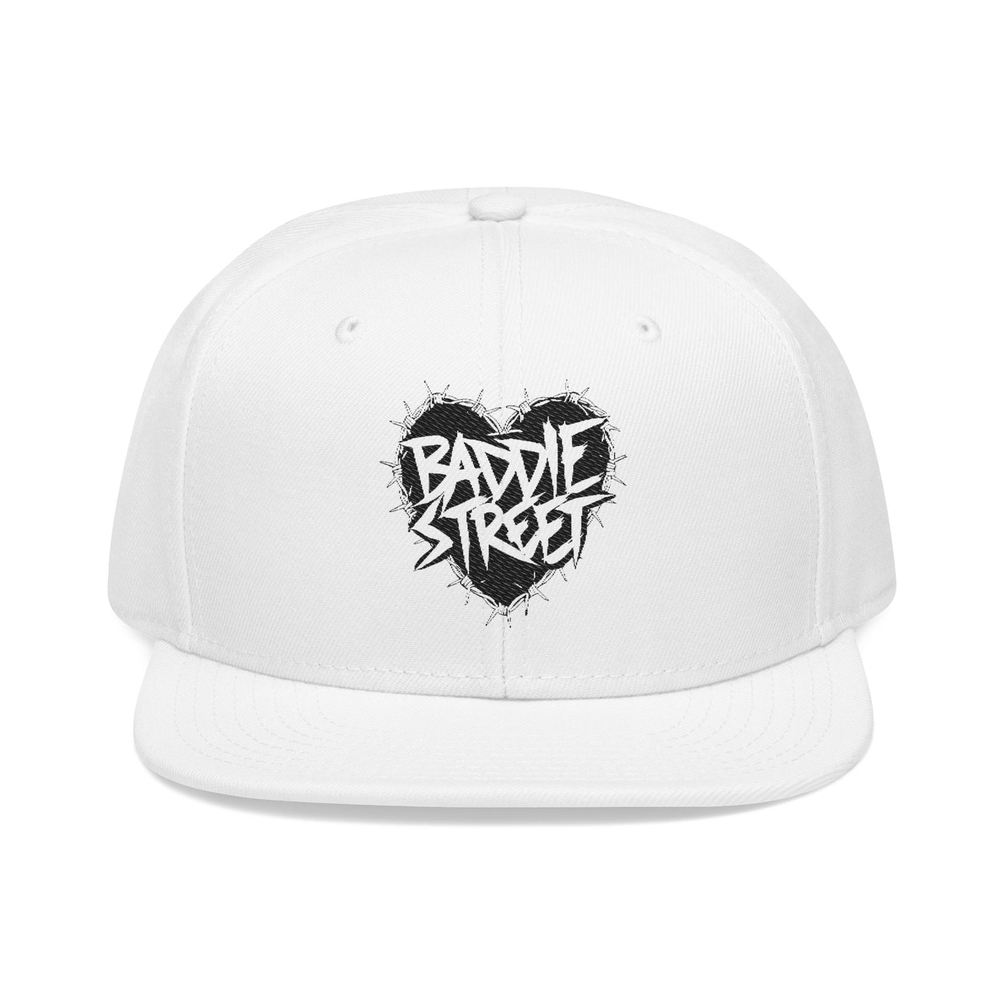 "Baddie Street" Barbed Wired Heart Logo Snapback Hat