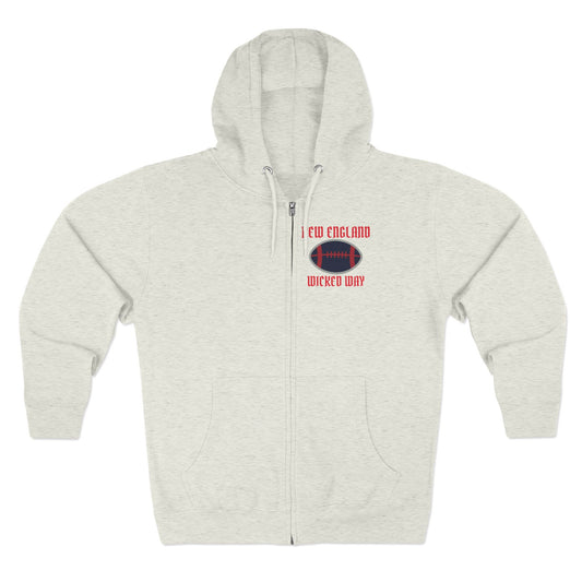 "Wicked Way" New England Football Zip Hoodie